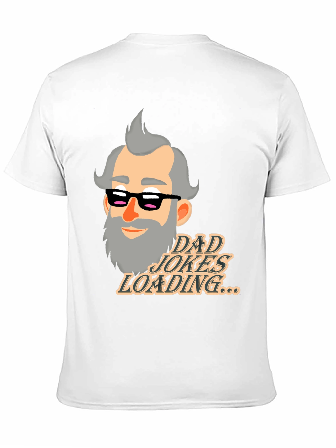 Black Dad Jokes Loading T-Shirt - Funny Father's Day Gift view 11