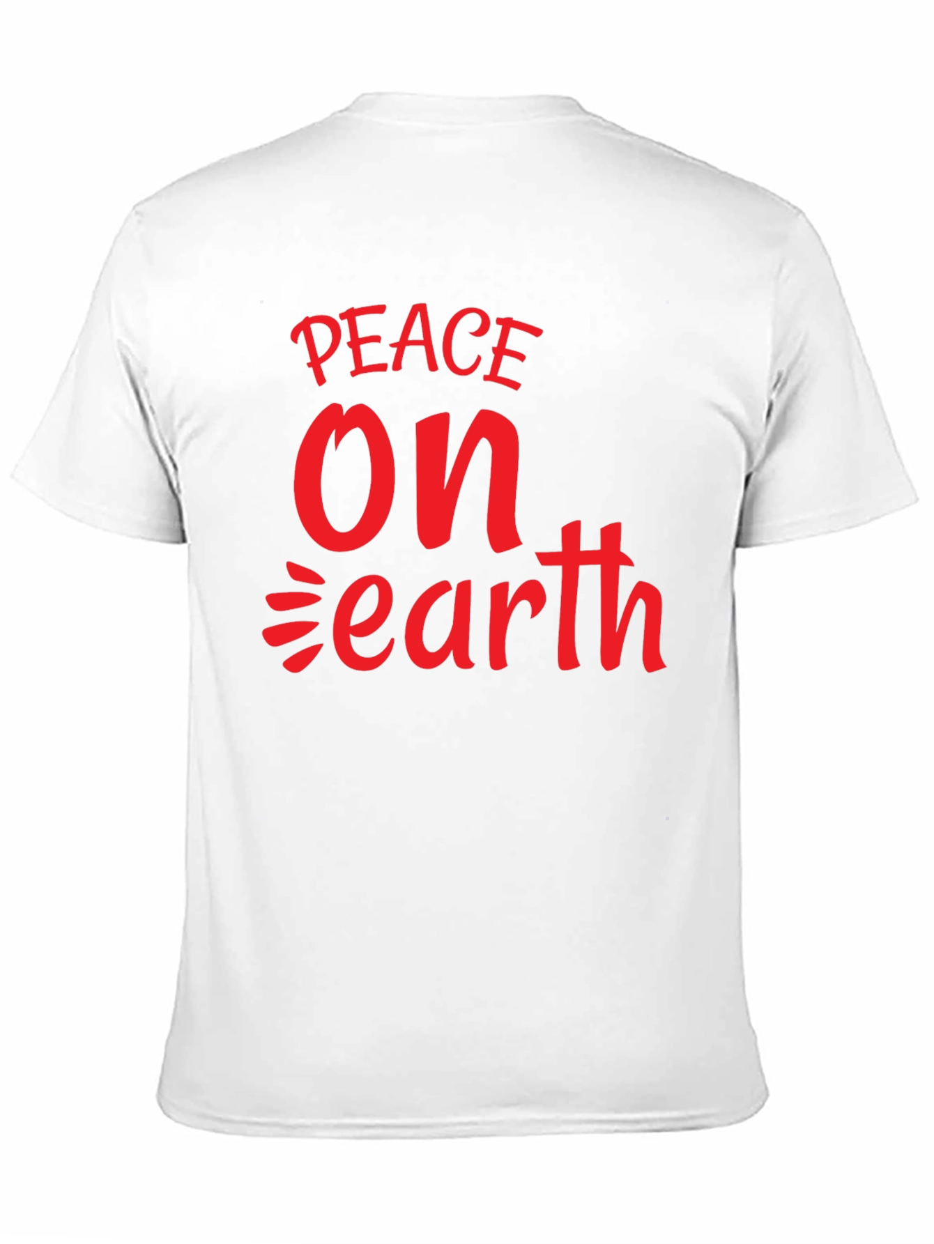 Black Peace On Earth Graphic Tee - Black Cotton view 11