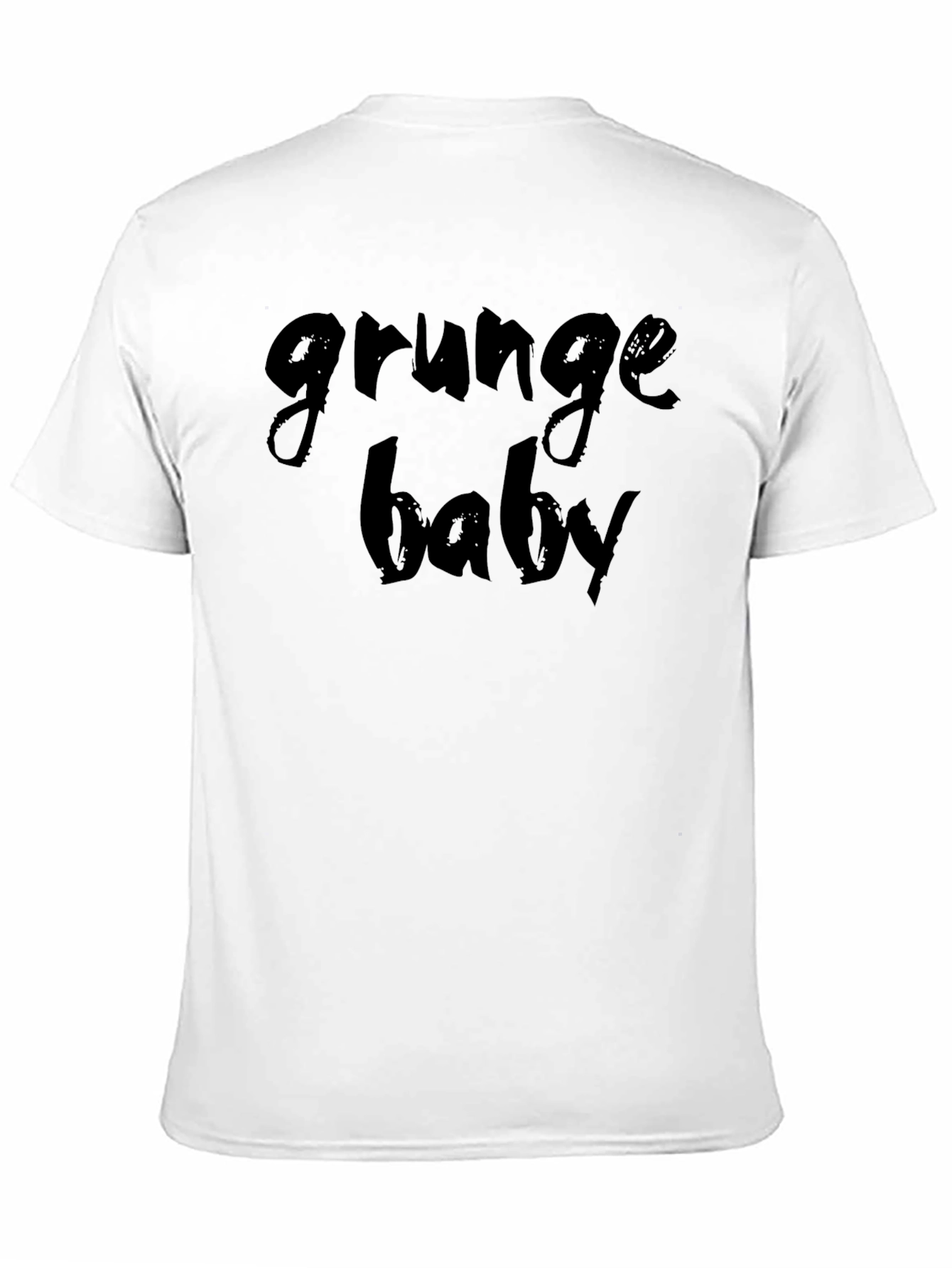 Black Grunge Baby Graphic T-Shirt - Edgy Style view 11