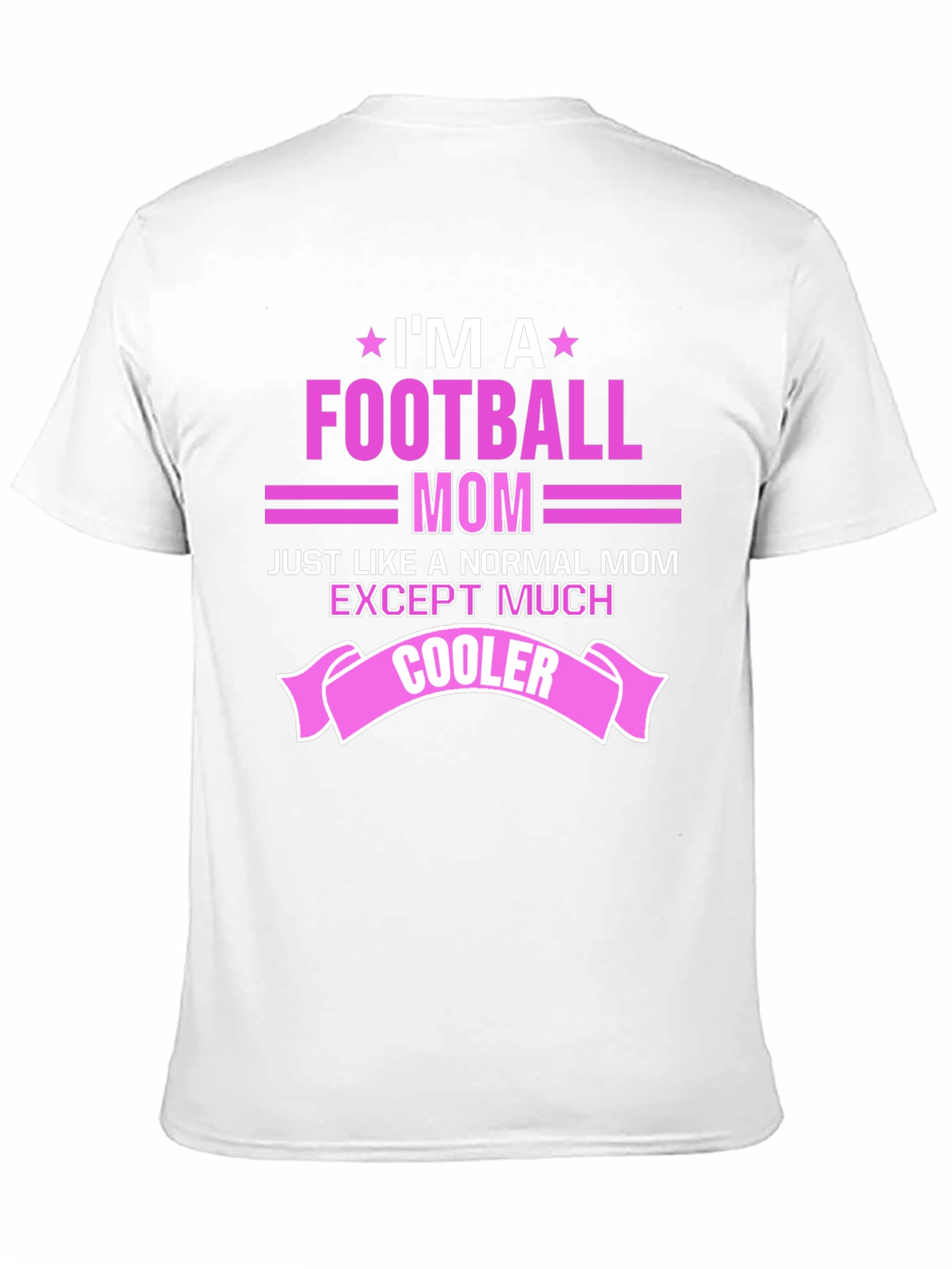 Black Football Mom Graphic T-Shirt view 11