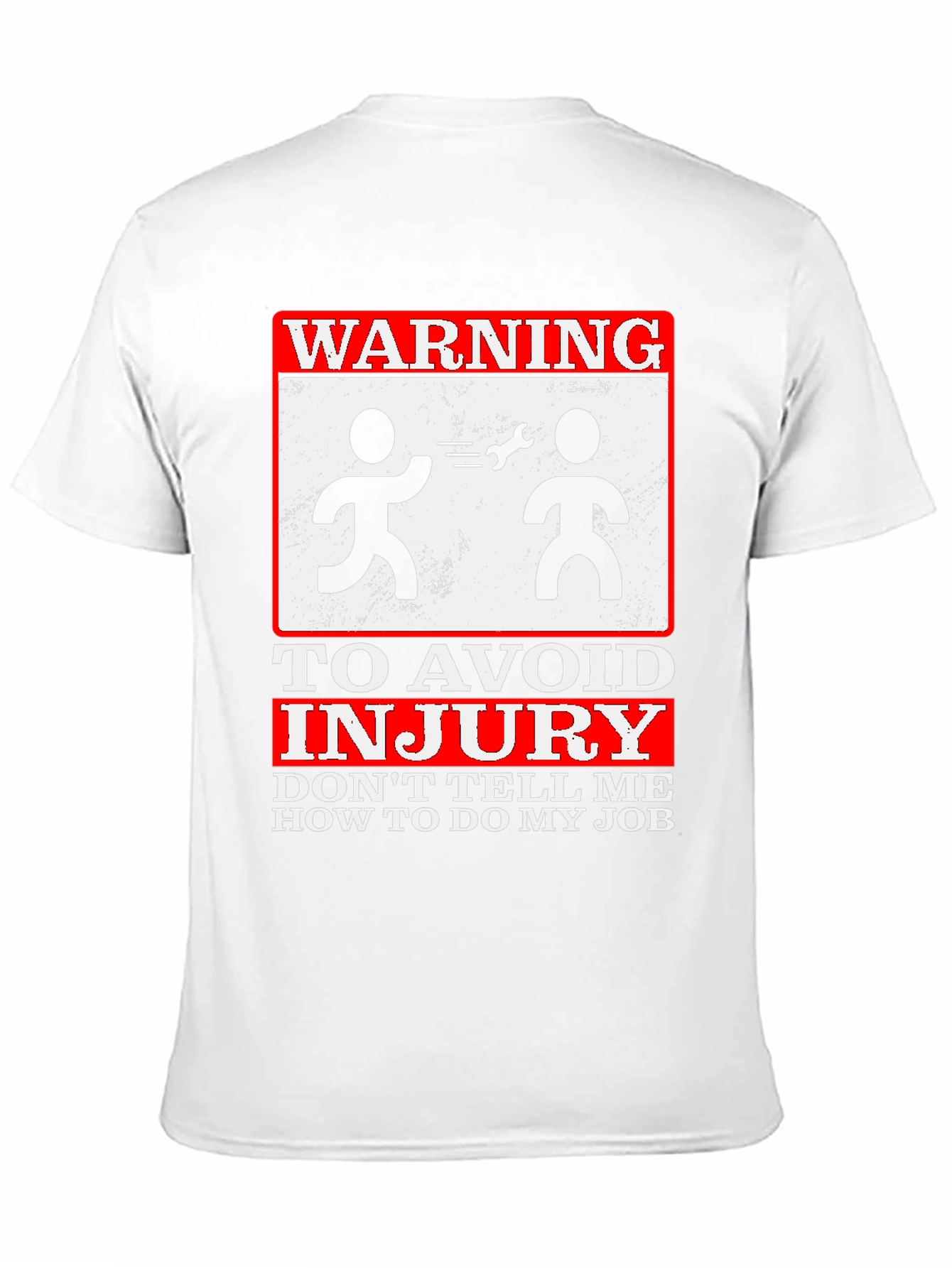 Black Warning Graphic Tee - Don't Tell Me How to Do My Job view 11