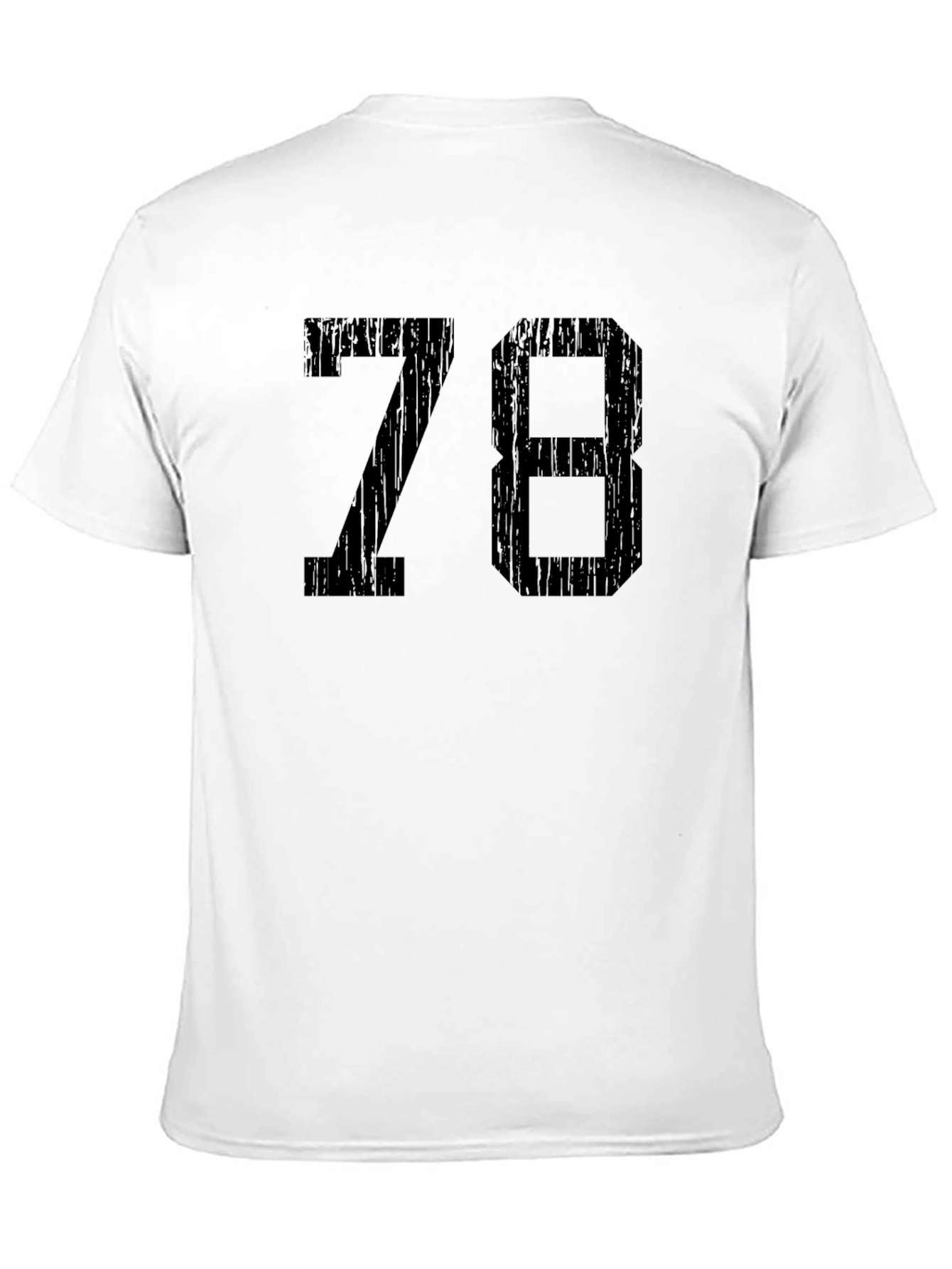 Black Retro Style 78 Graphic T-Shirt - Black view 11