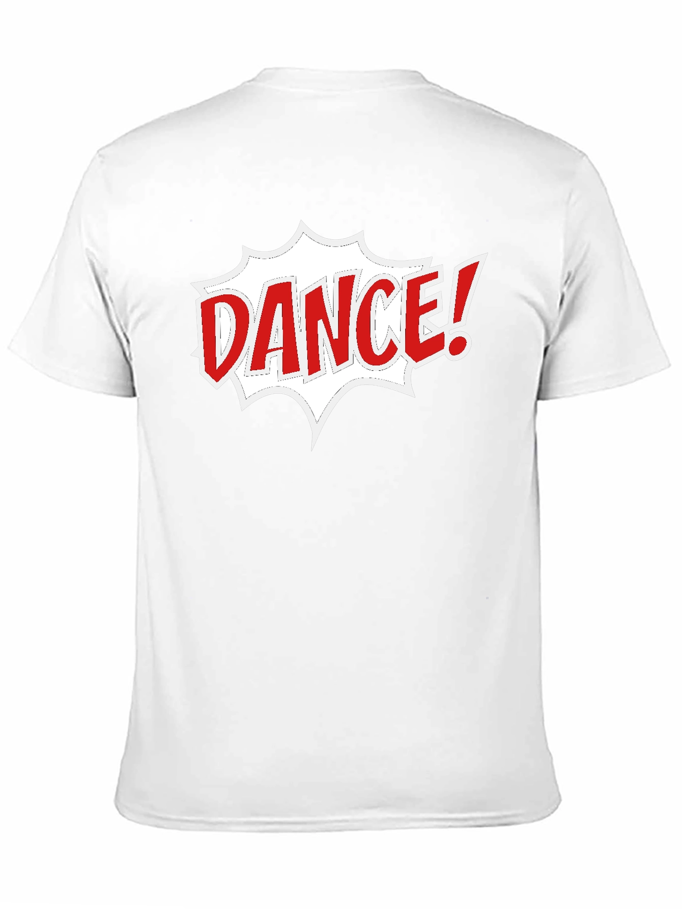 Black Dance Graphic Tee - Black Cotton Short Sleeve T-Shirt view 11