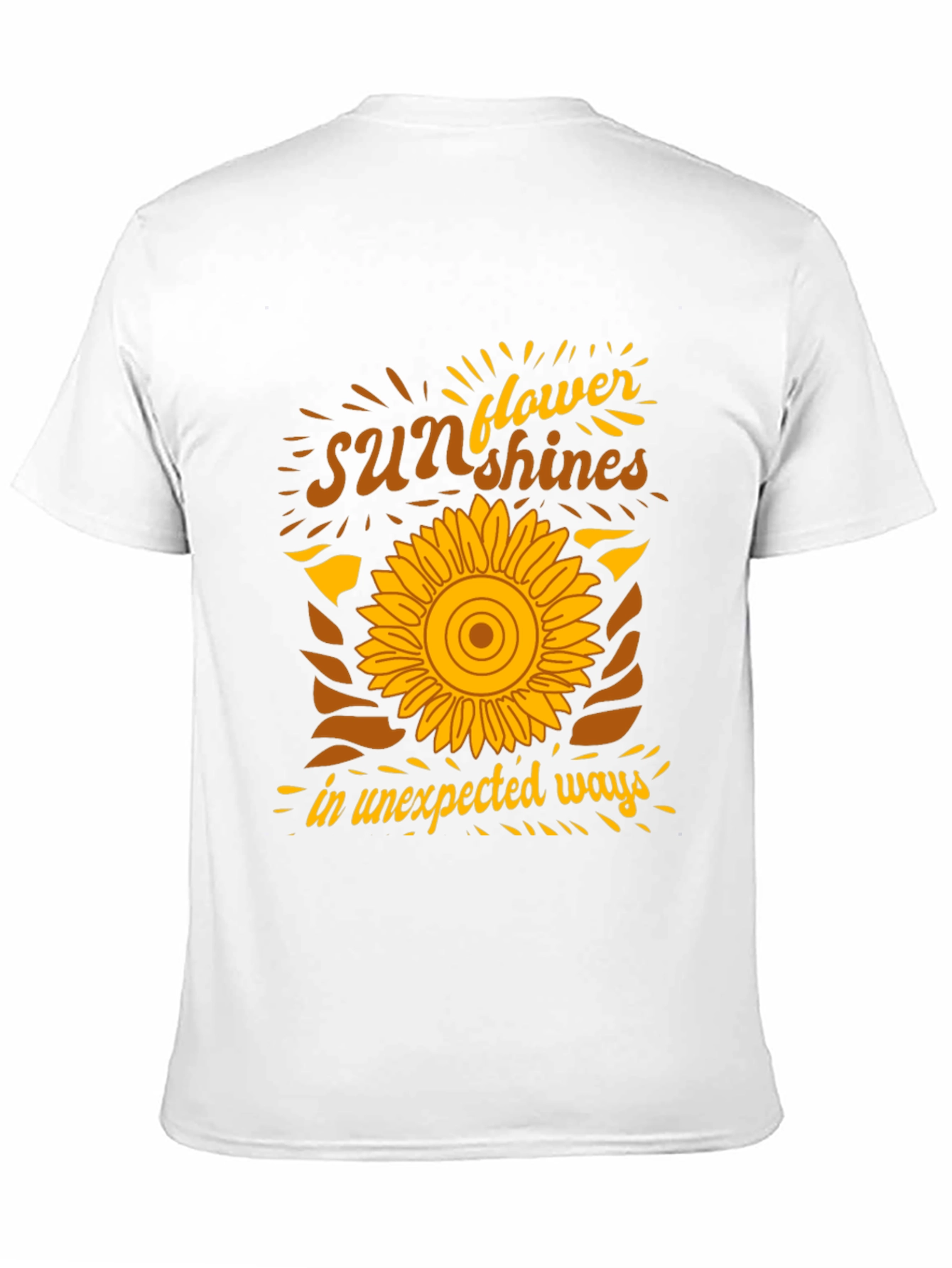 Black Sunflower Sunshines Graphic T-Shirt view 11