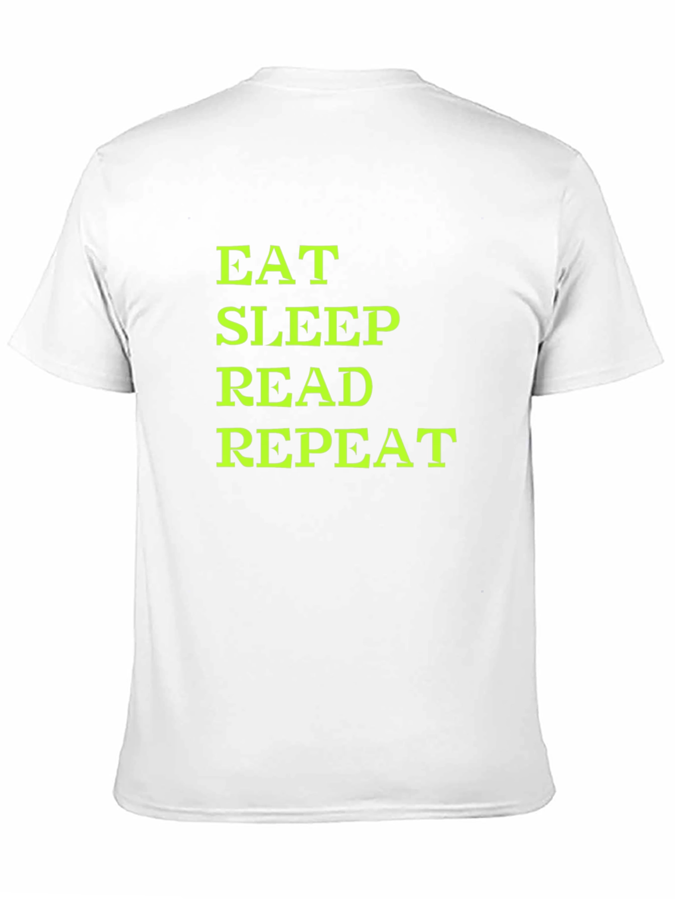 Black Eat Sleep Read Repeat T-Shirt - Black view 11