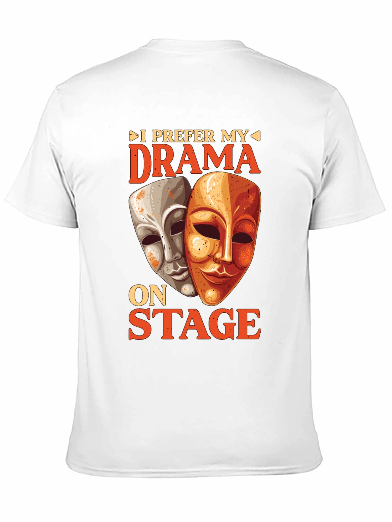 Black Drama On Stage Graphic Tee view 11