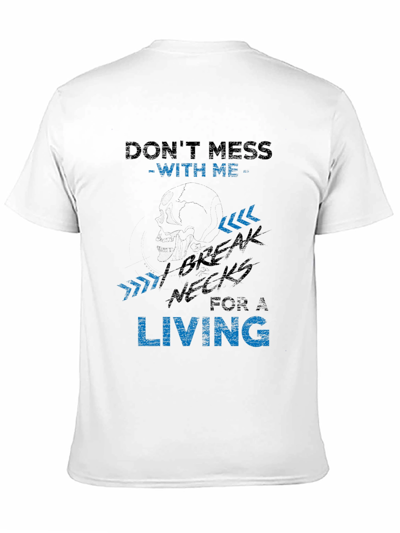 Black Don't Mess With Me Graphic Tee view 11