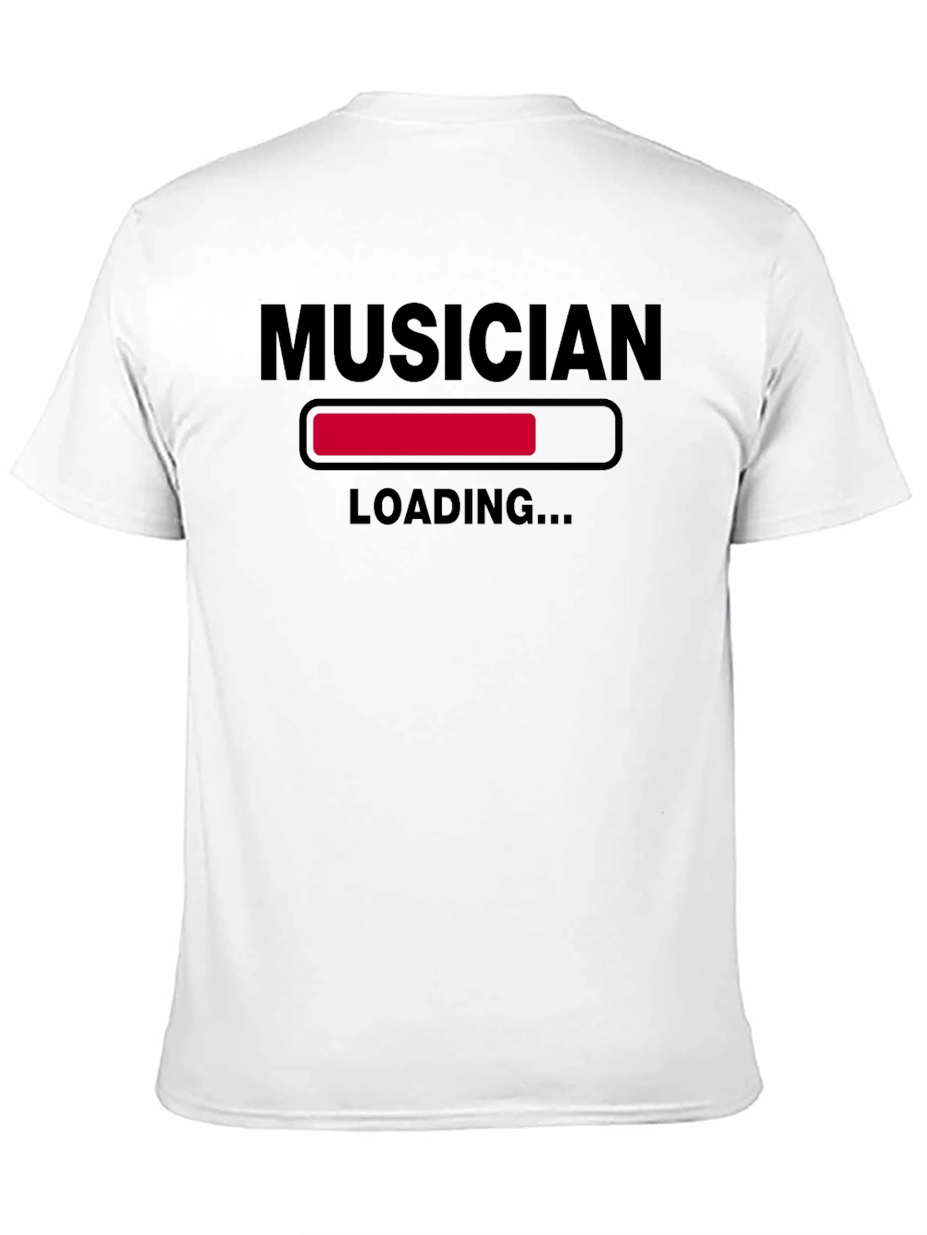 Black Musician Loading Funny Graphic T-Shirt view 11