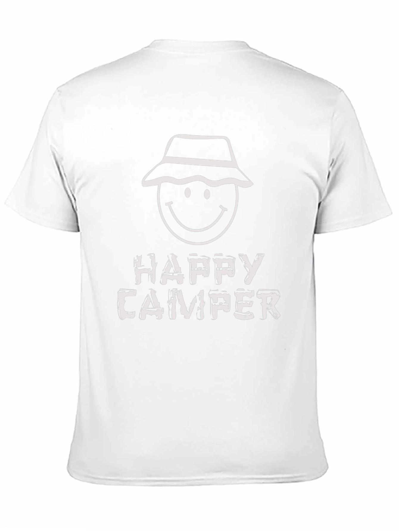 Black Happy Camper Graphic Tee - Black Cotton T-Shirt view 11
