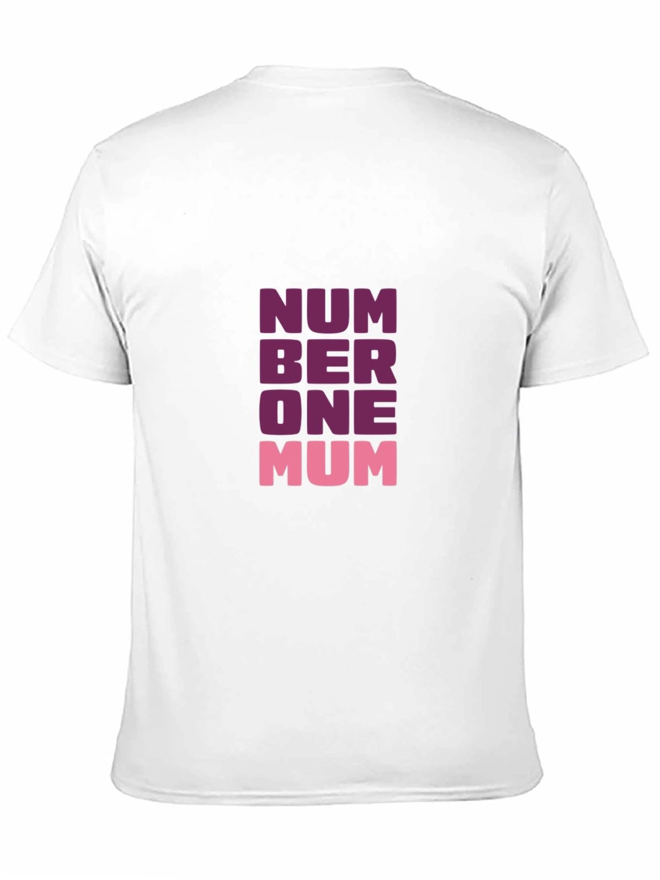 Black Number One Mum Black T-Shirt view 11
