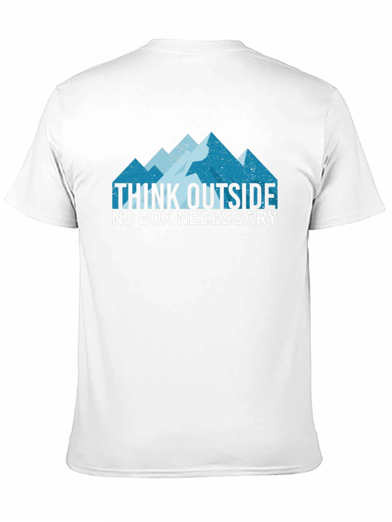 Black Think Outside the Box Graphic Tee view 11