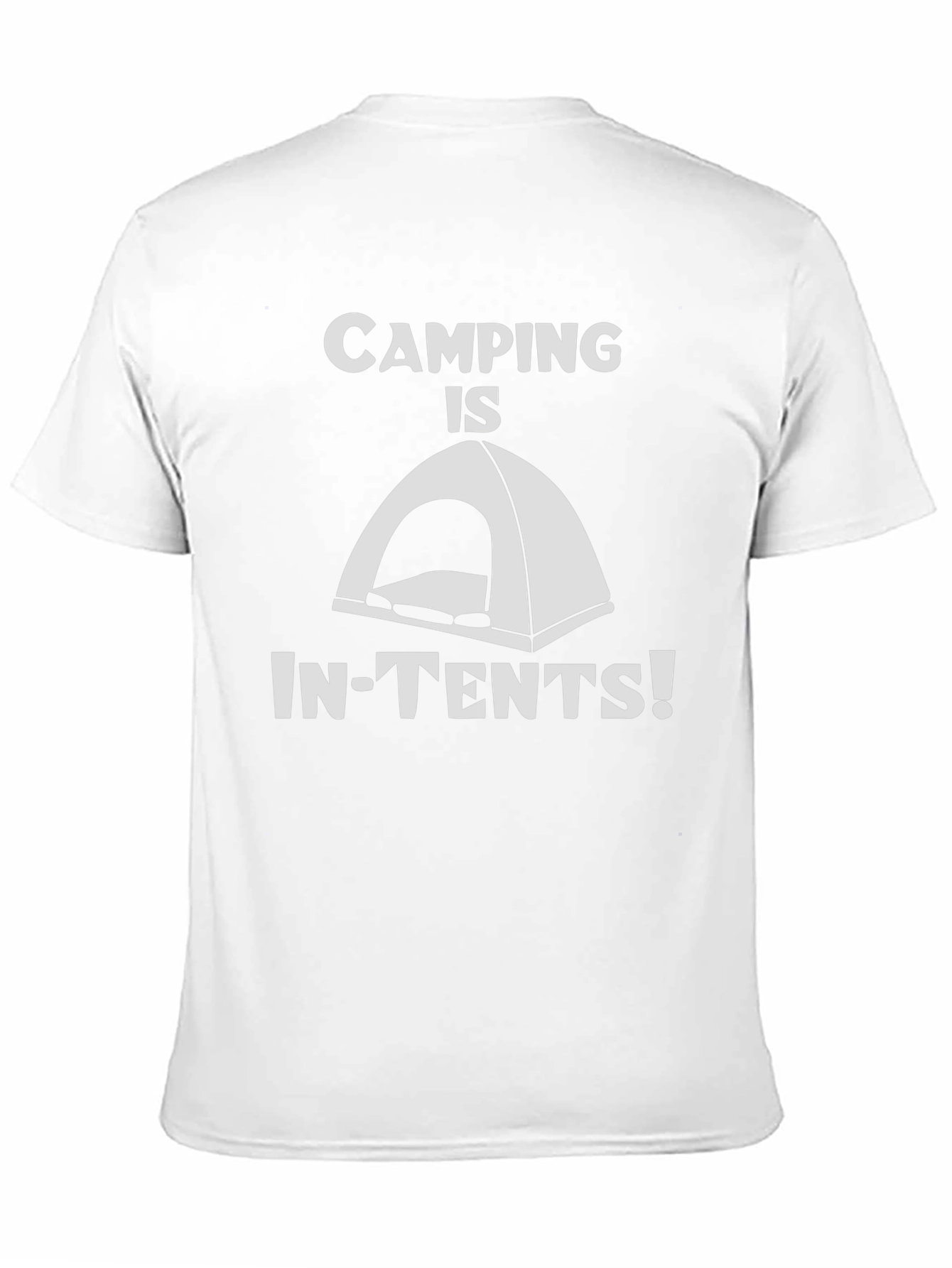 Black Camping In-Tents Black T-Shirt view 11