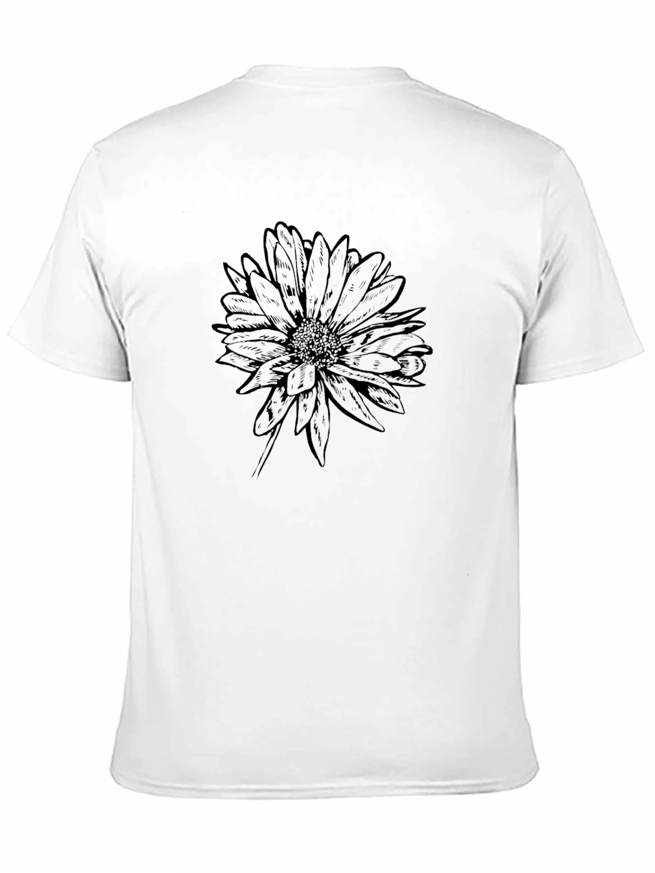 Black Black Floral Graphic Tee - Soft & Stylish view 11