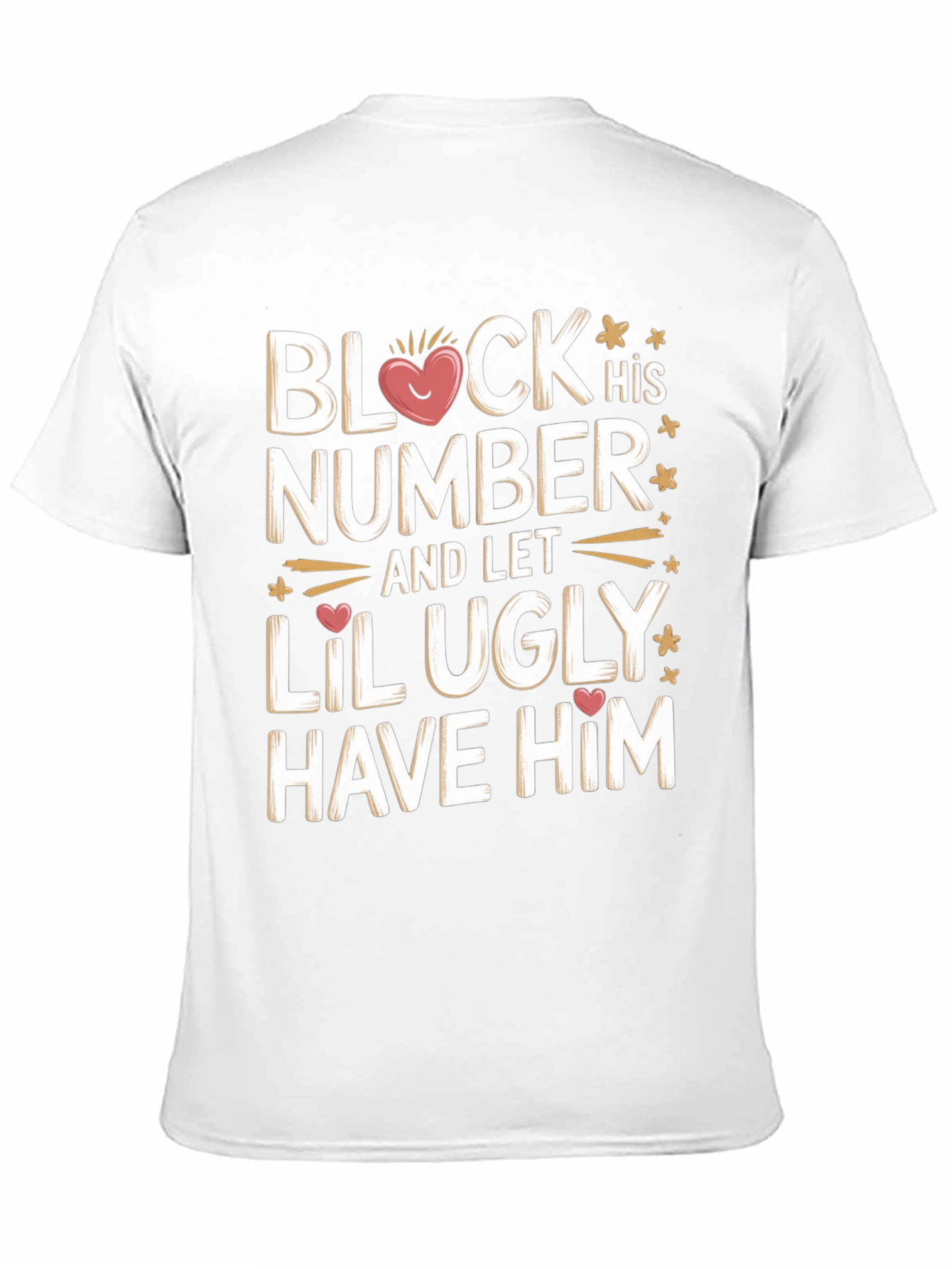 Black Block His Number Funny T-Shirt view 11