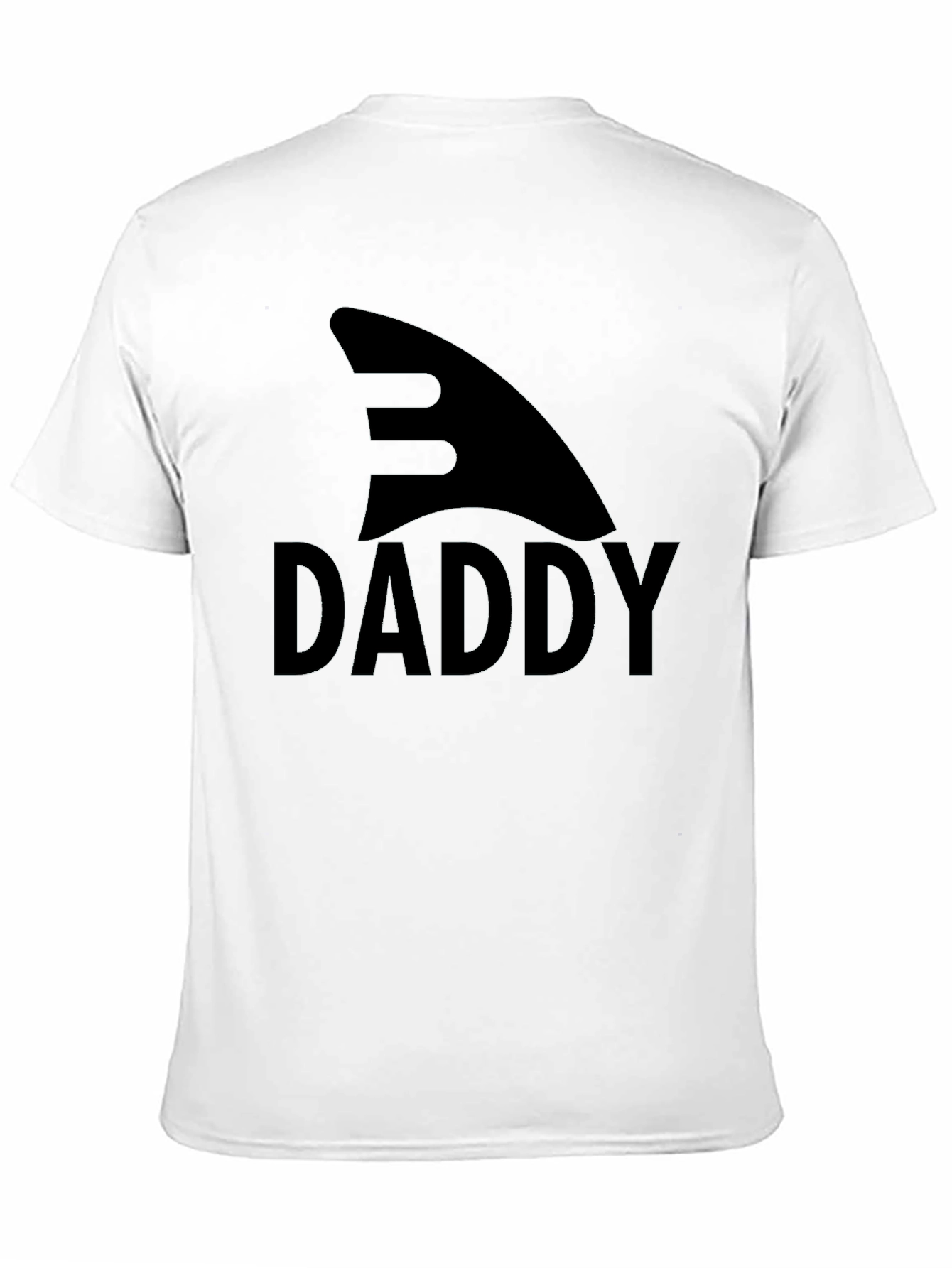 Black Shark Daddy Graphic Tee - Black Cotton T-Shirt view 11
