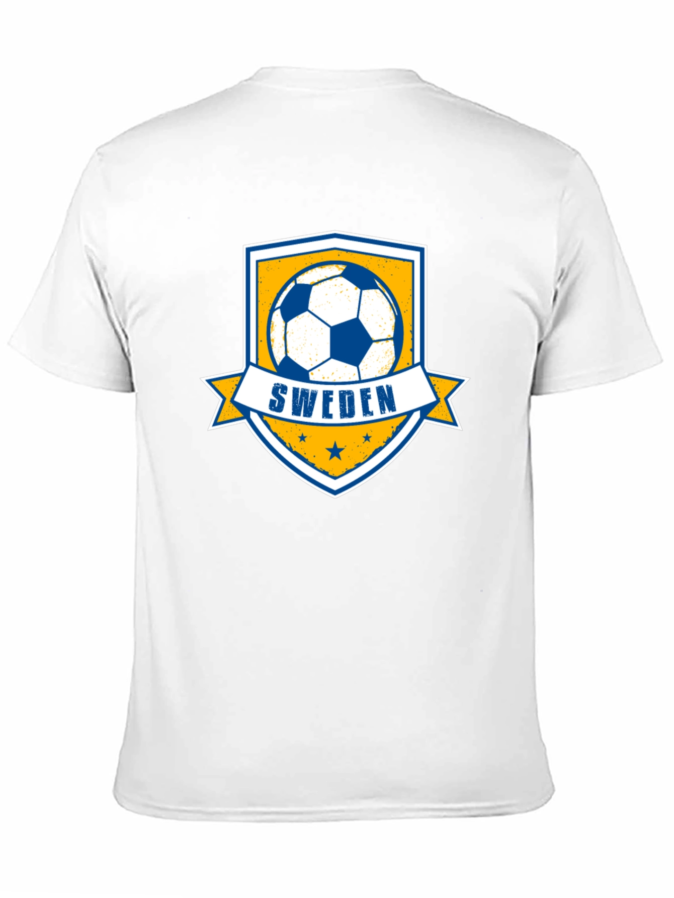 Sweden Soccer T-Shirt - Black Tee - 11