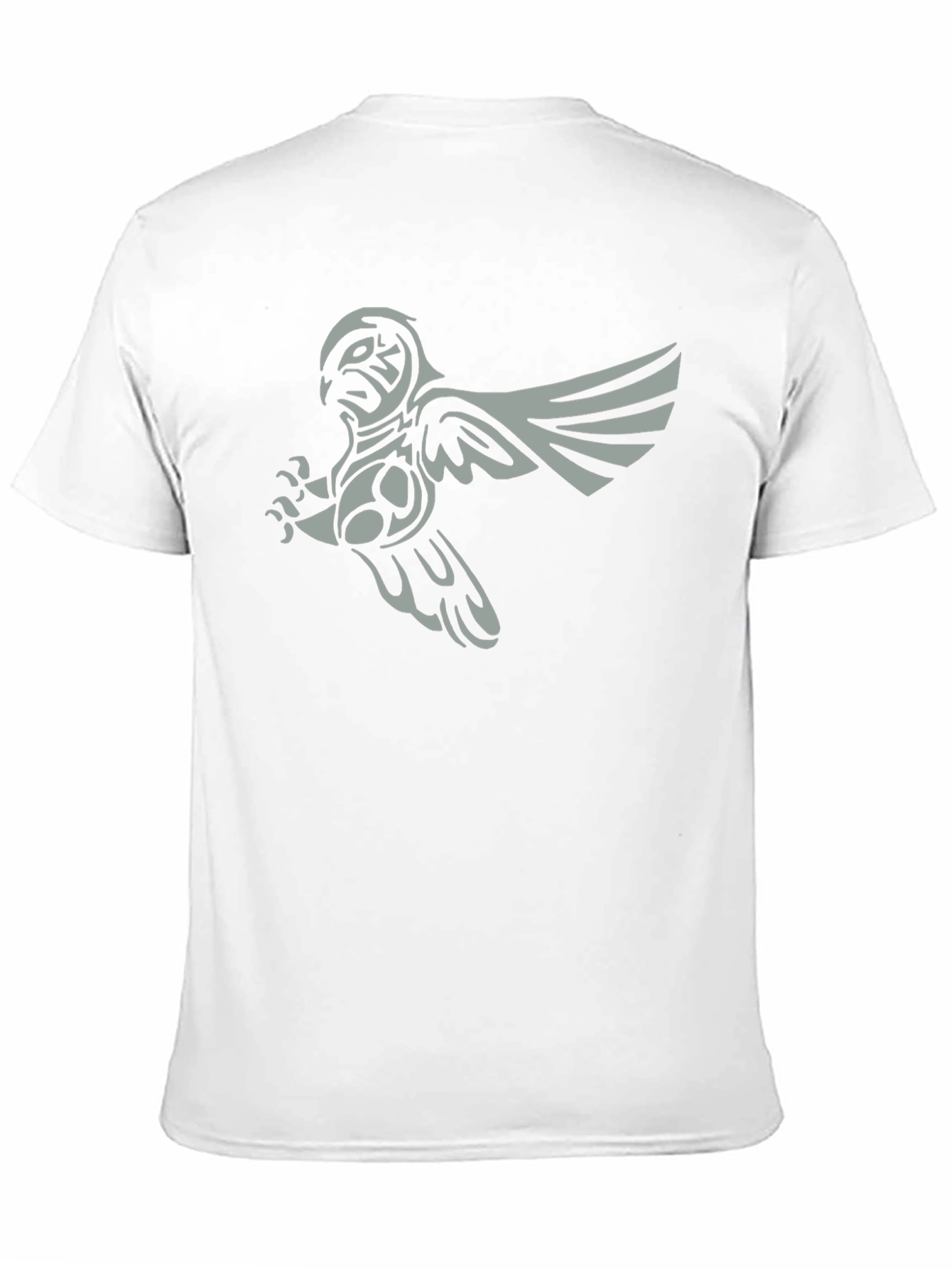 Black Tribal Owl Graphic Tee - Mens Black T-Shirt view 11