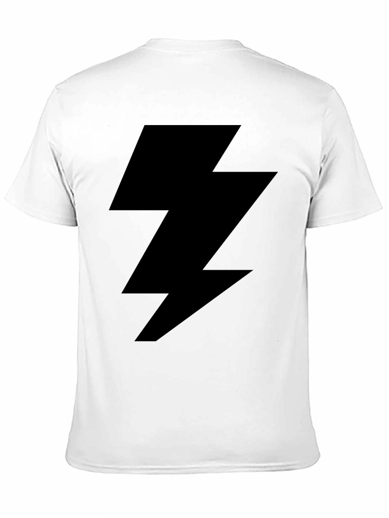 Black Black Lightning Bolt Graphic Tee - Men's view 11