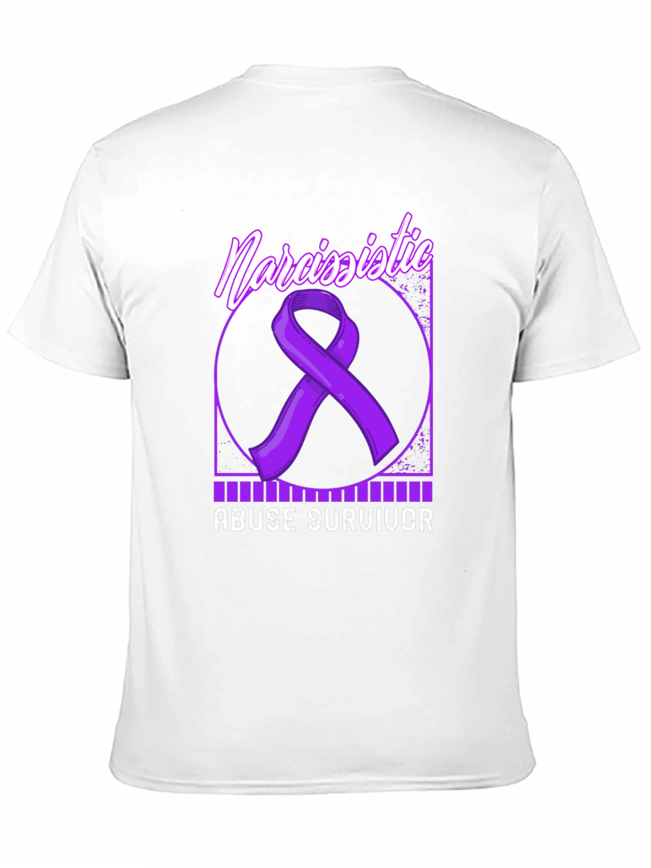 Black Narcissistic Abuse Survivor Awareness T-Shirt view 11