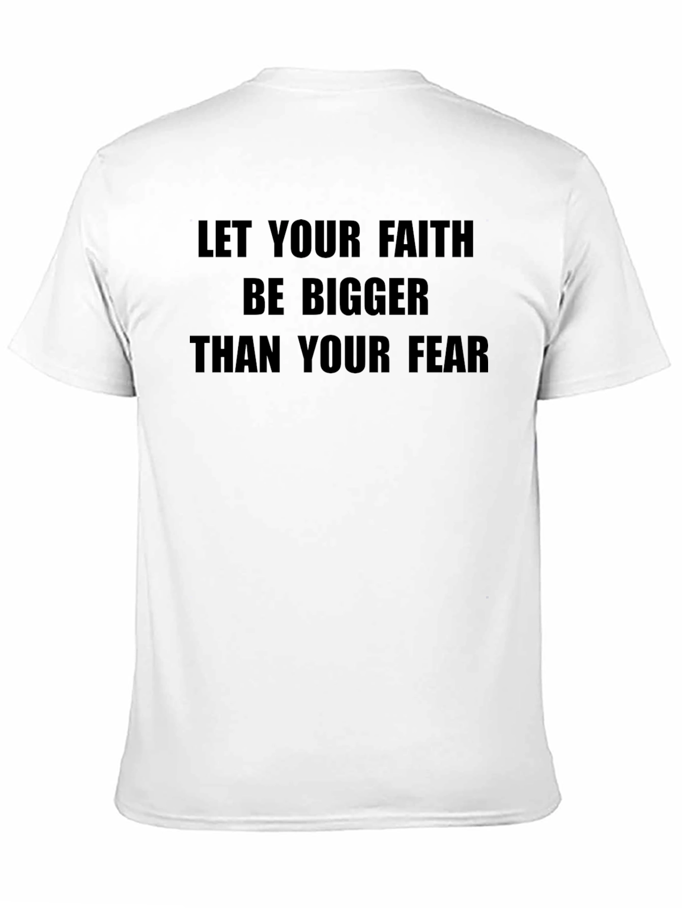Black Faith Over Fear Graphic Tee view 11