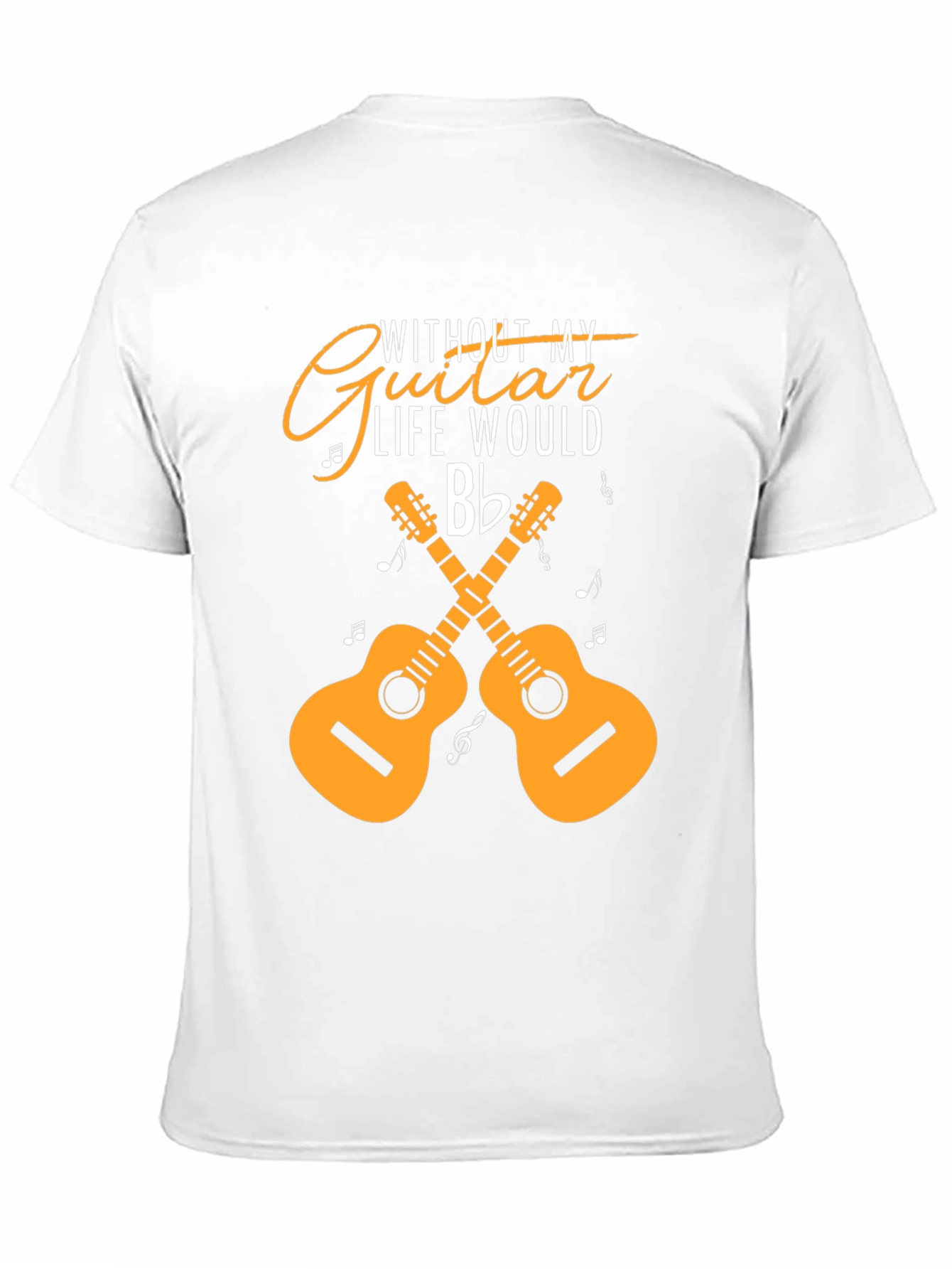 Black Guitar Life T-Shirt: Music Lover Tee view 11
