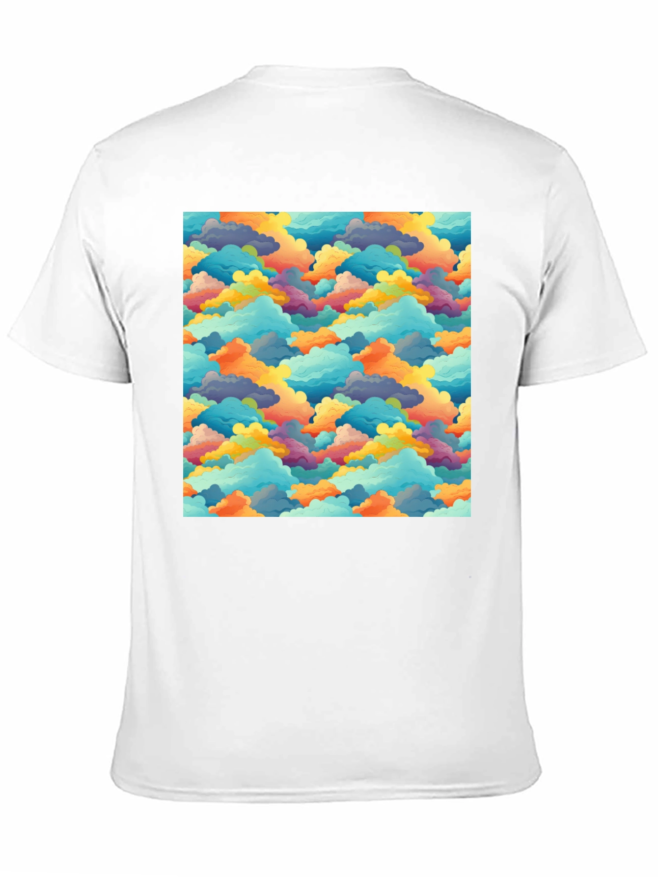 Black Cloudscape Pattern Tee view 11