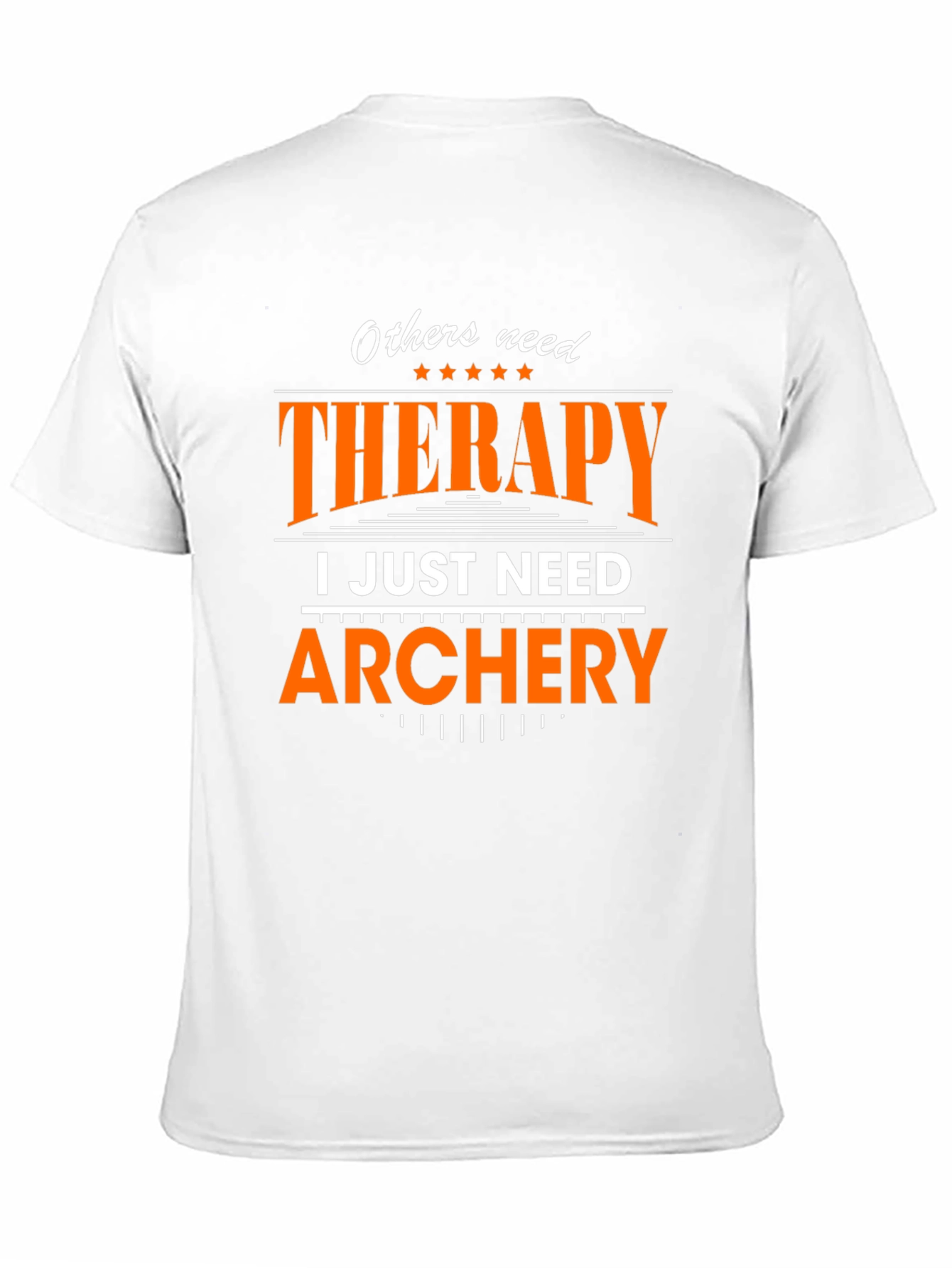 Black Archery Therapy T-Shirt - Hobby & Sport view 11