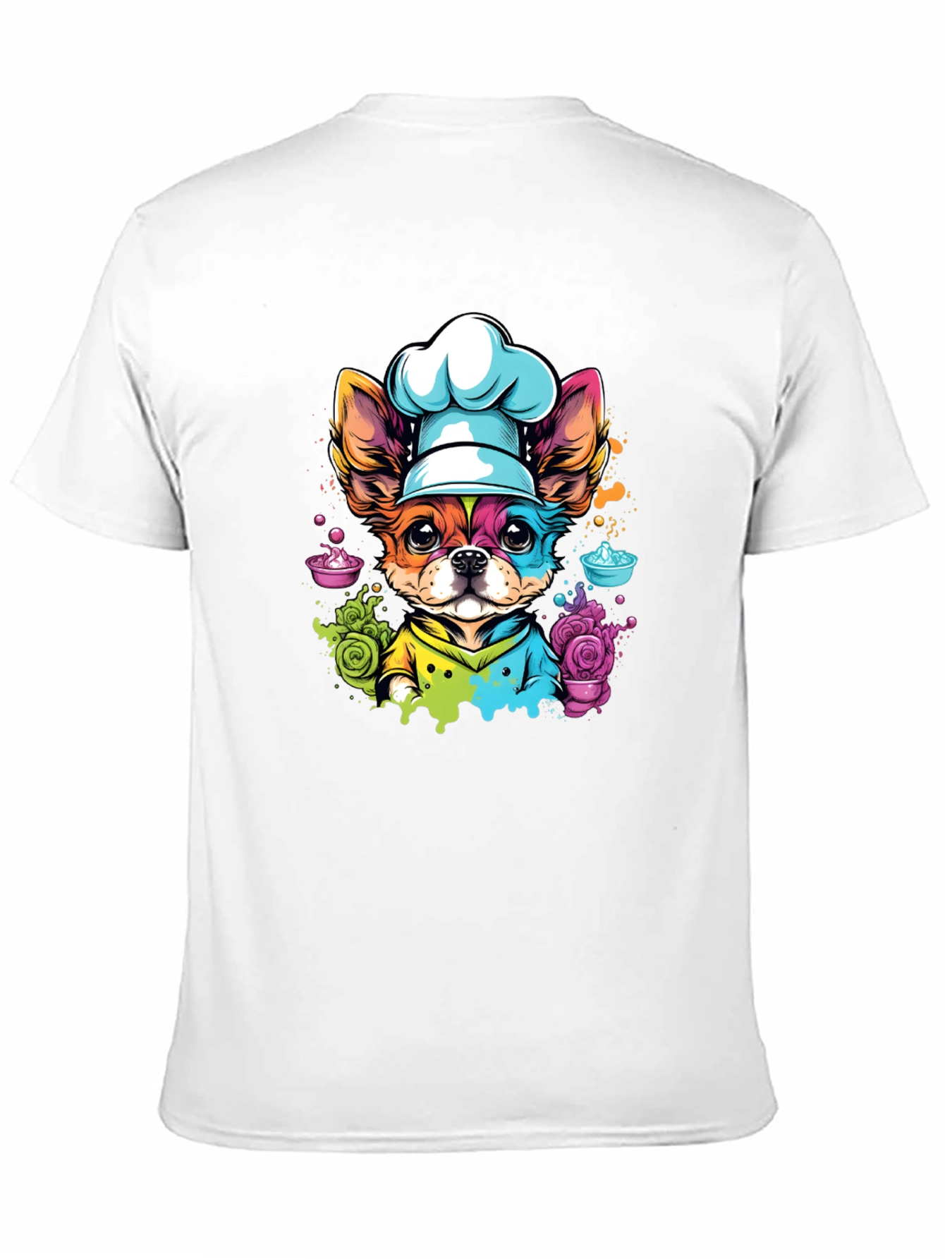 Black Chef Dog Graphic T-Shirt - Cute & Unique view 11