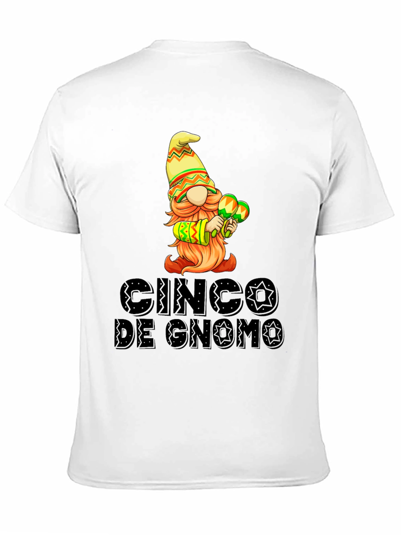 Black Cinco de Gnomo Graphic T-Shirt - Festive Fun view 11