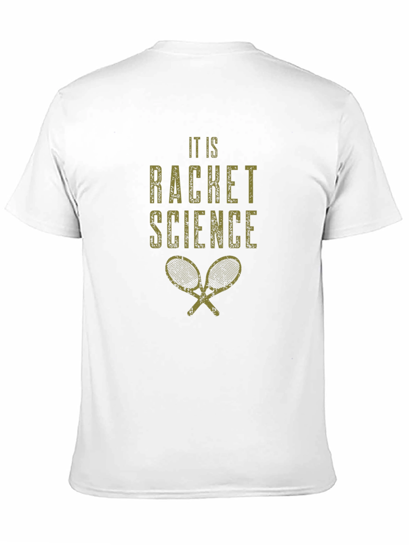 Black It Is Racket Science T-Shirt - Black view 11