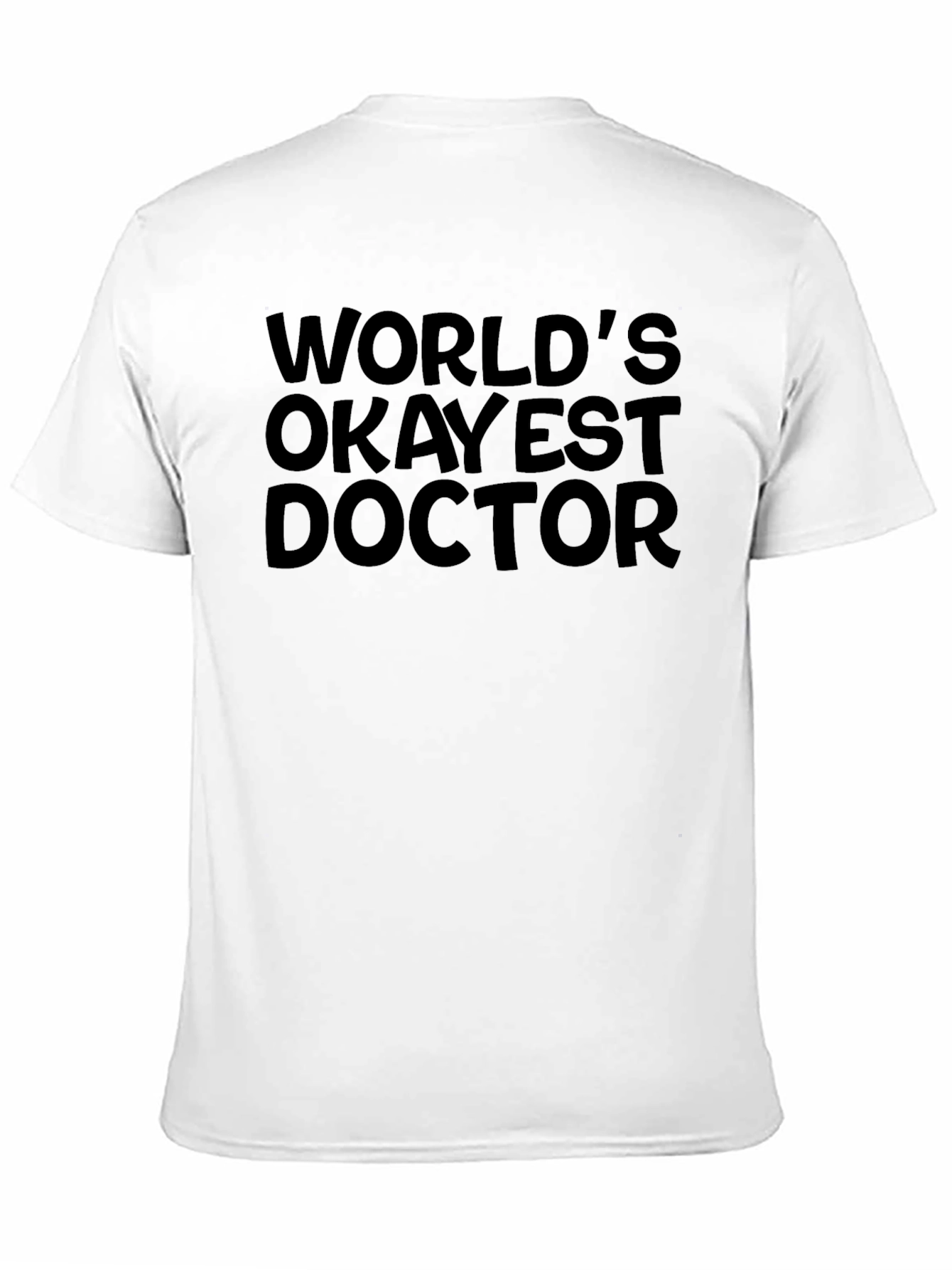 Black World's Okayest Doctor Graphic Tee view 11