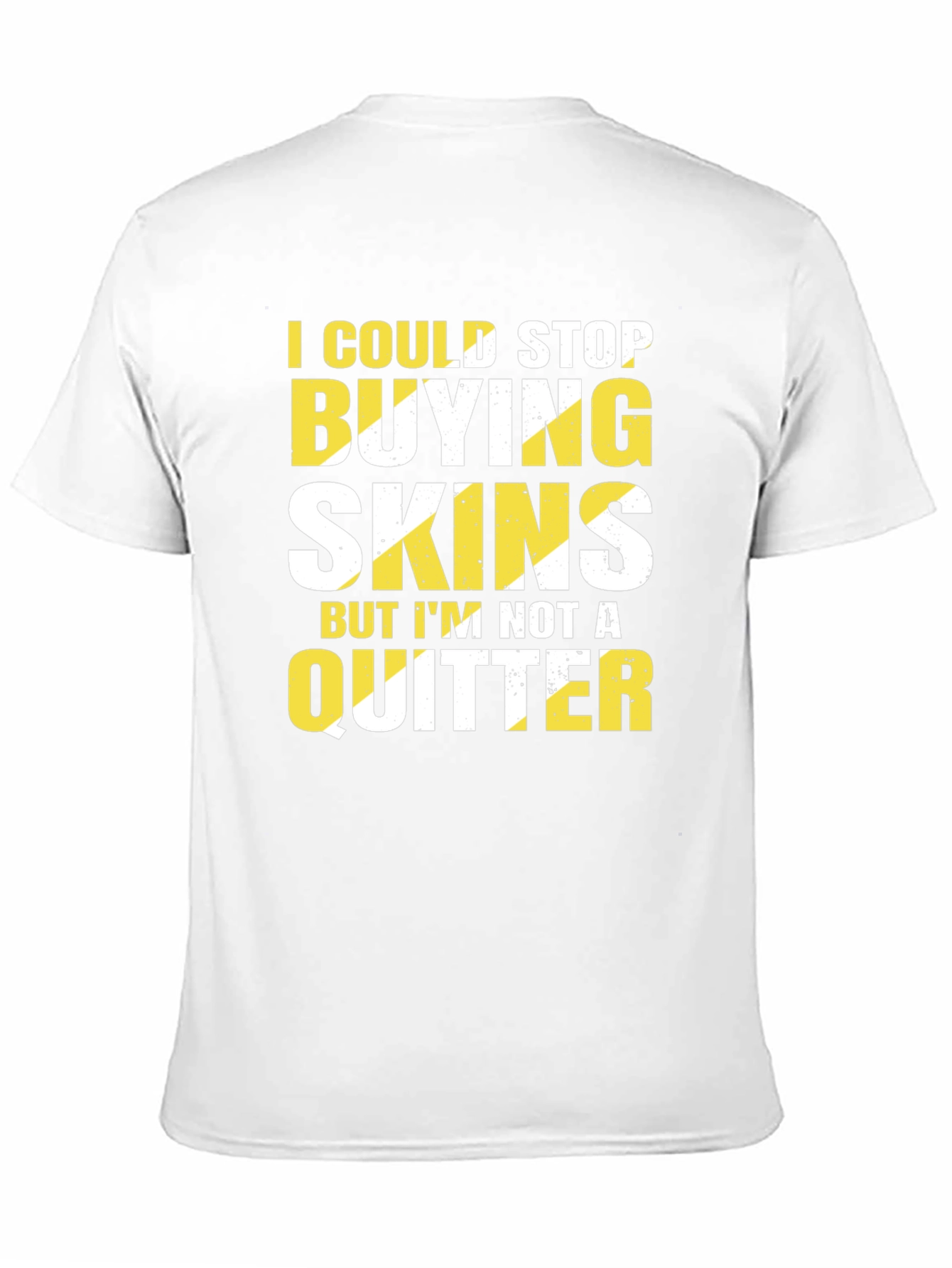 Black Funny Gamer T-Shirt - I Could Stop Buying Skins view 11