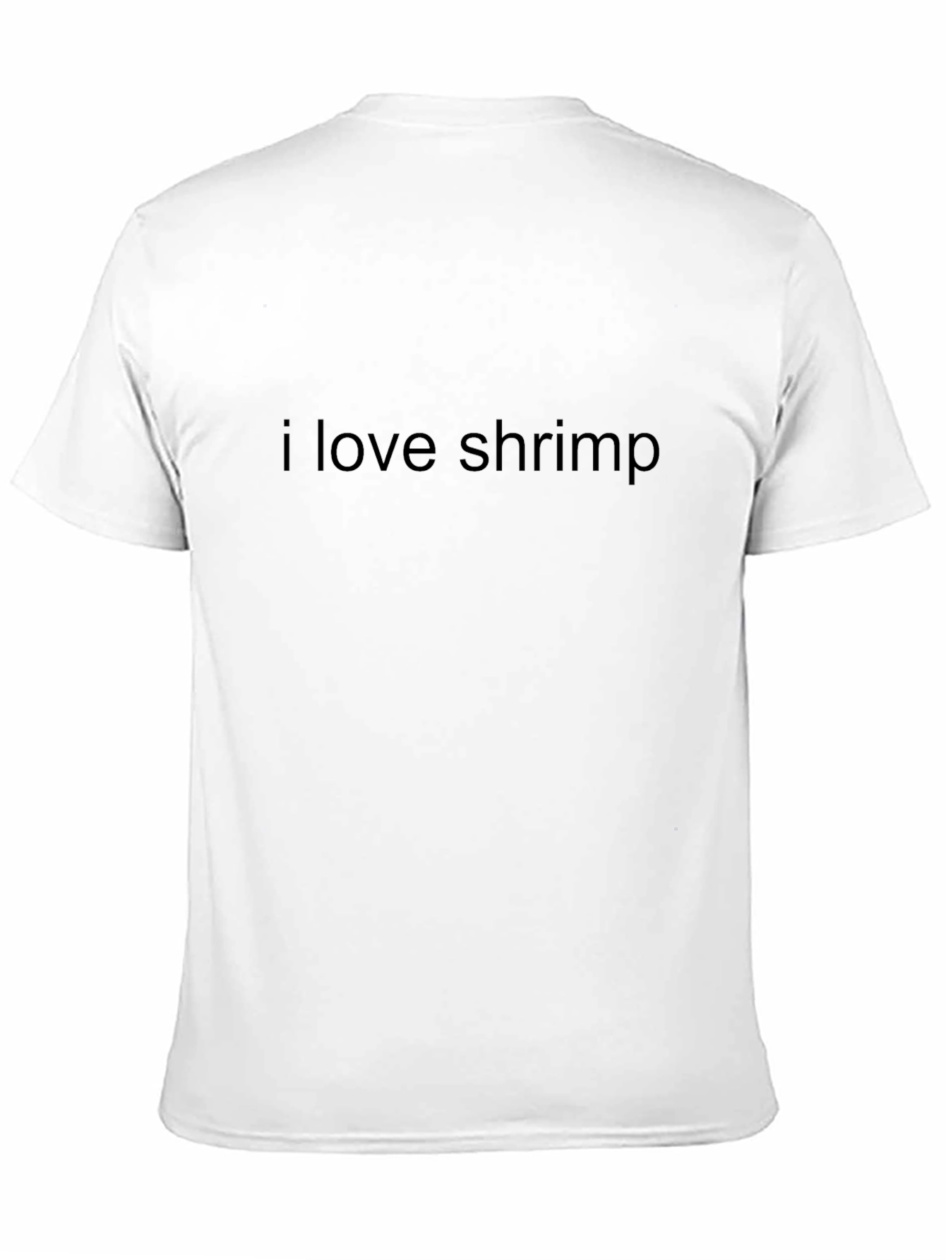 Black I Love Shrimp Graphic Tee - Premium Soft Cotton T-Shirt view 11