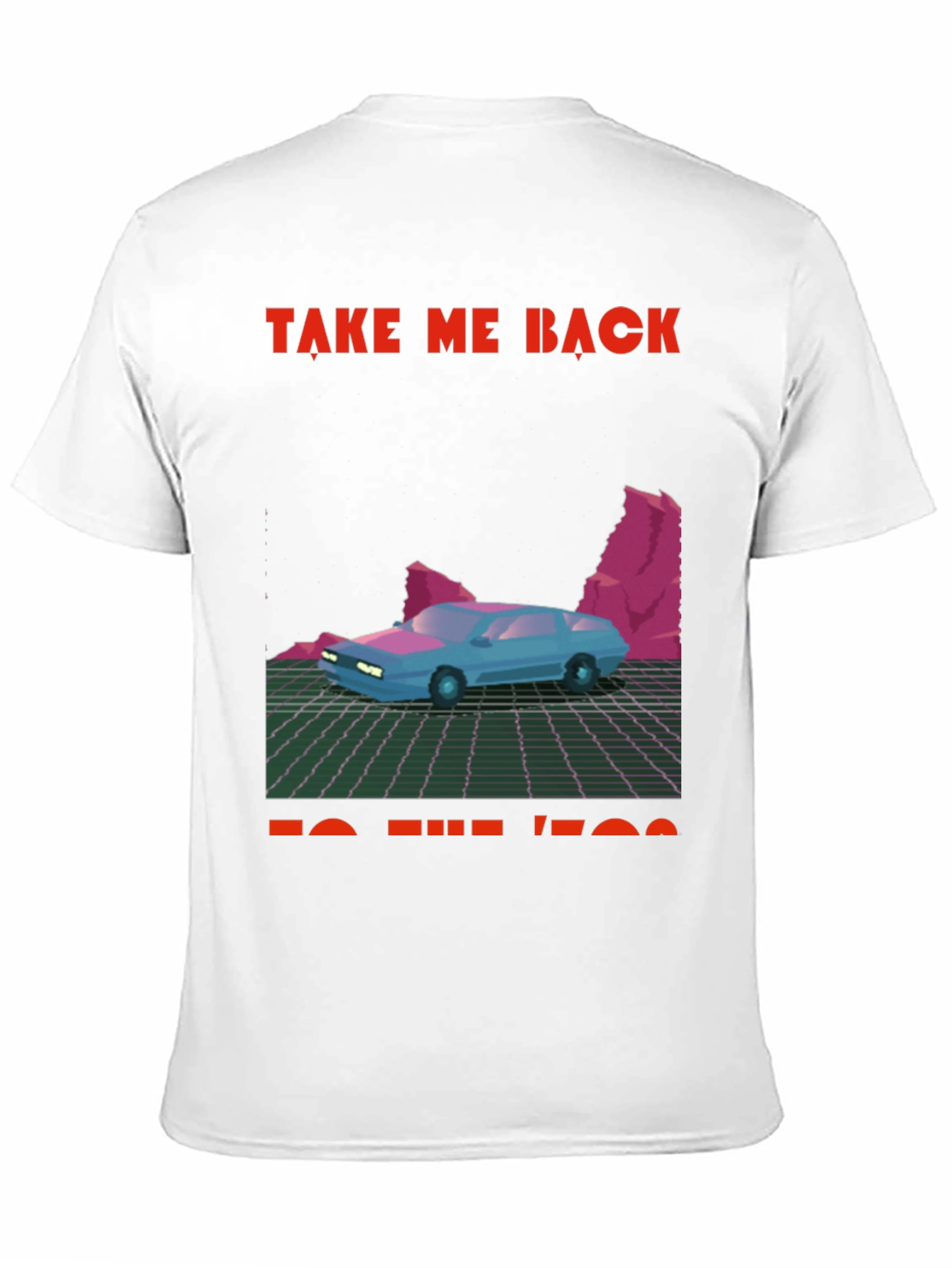 Black Retro 80s Car Graphic Tee view 11