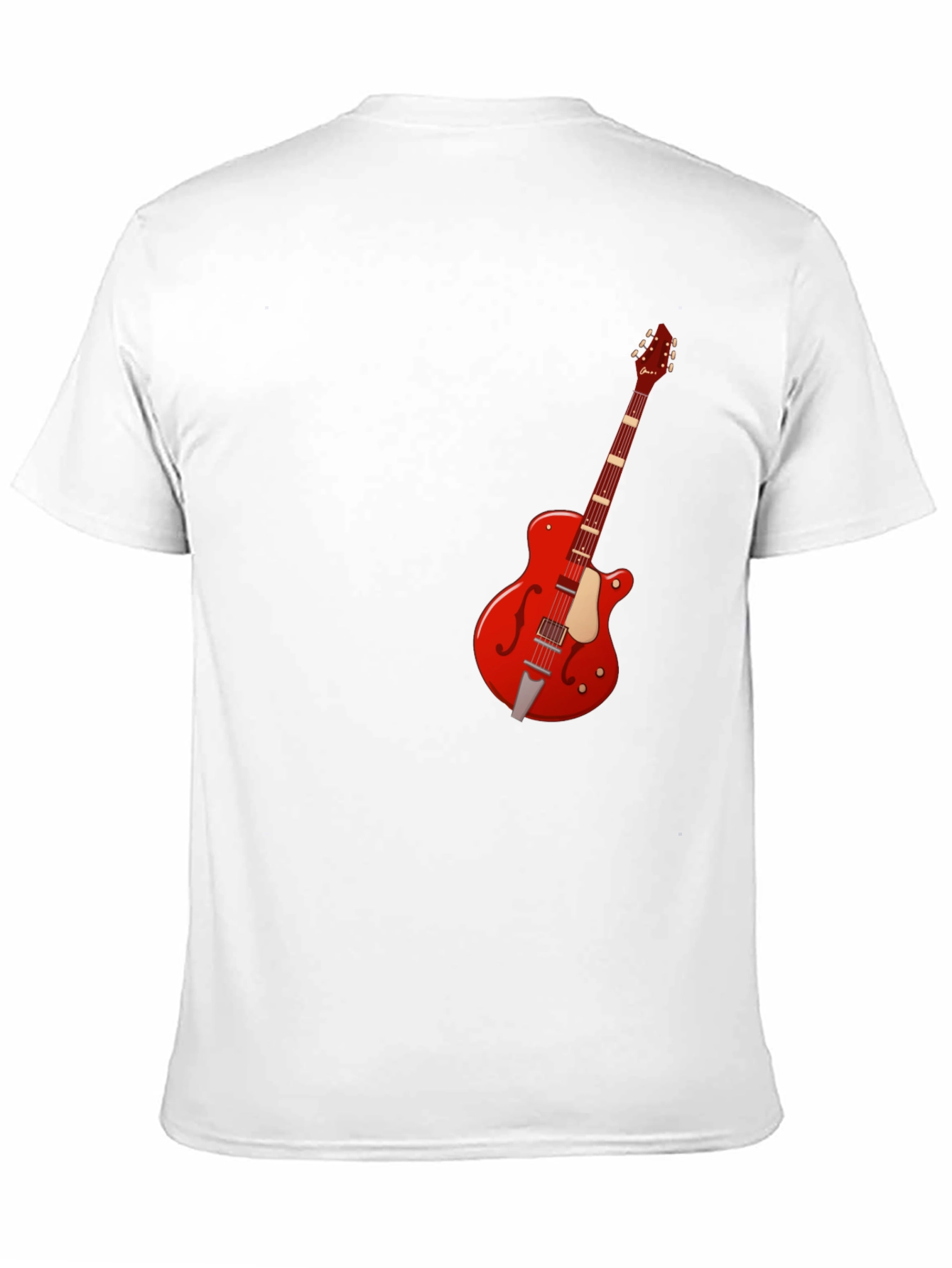 Black Guitar T-Shirt - Music Lover Tee view 11