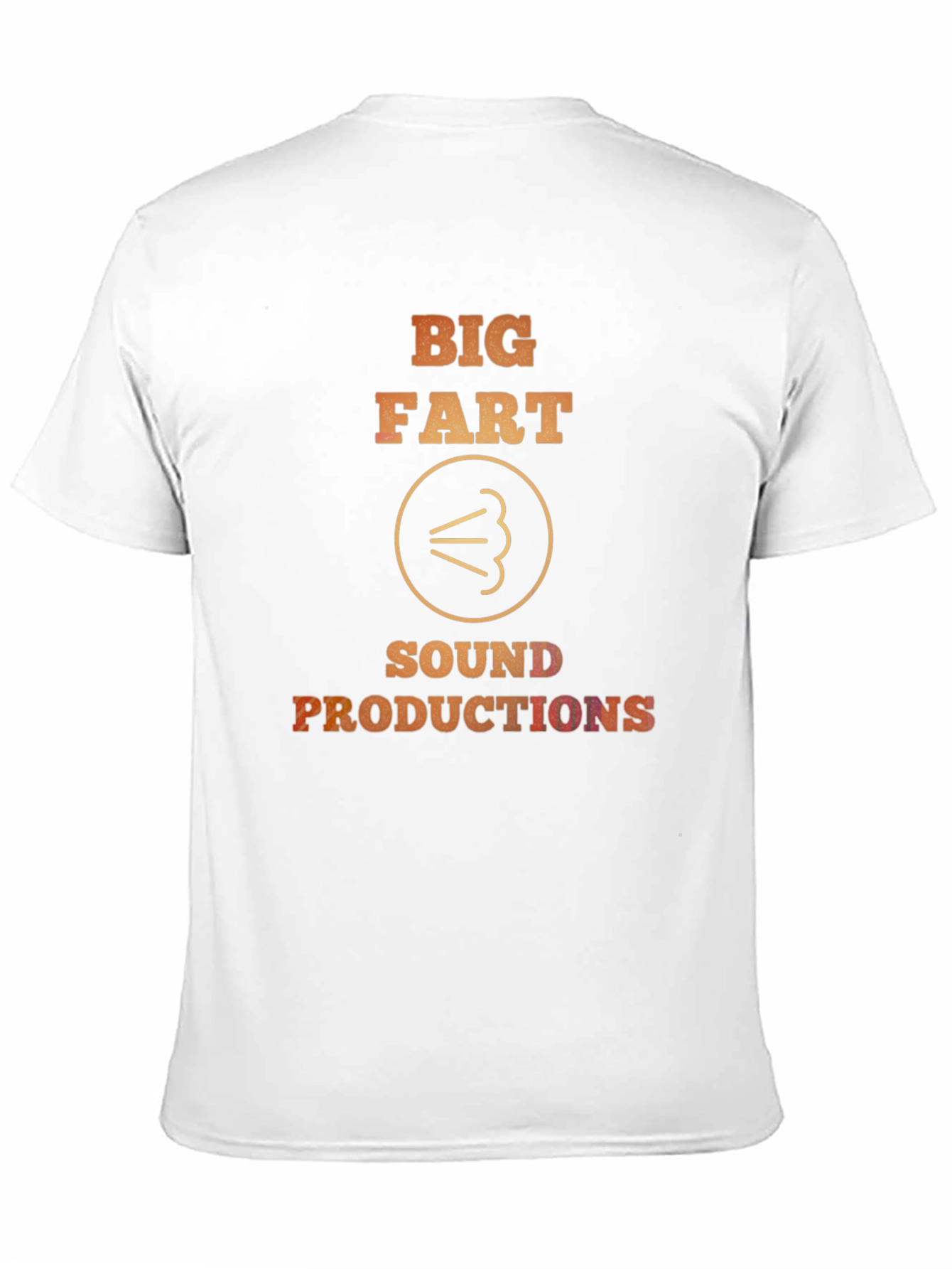 Black Big Fart Sound Productions Novelty T-Shirt view 11