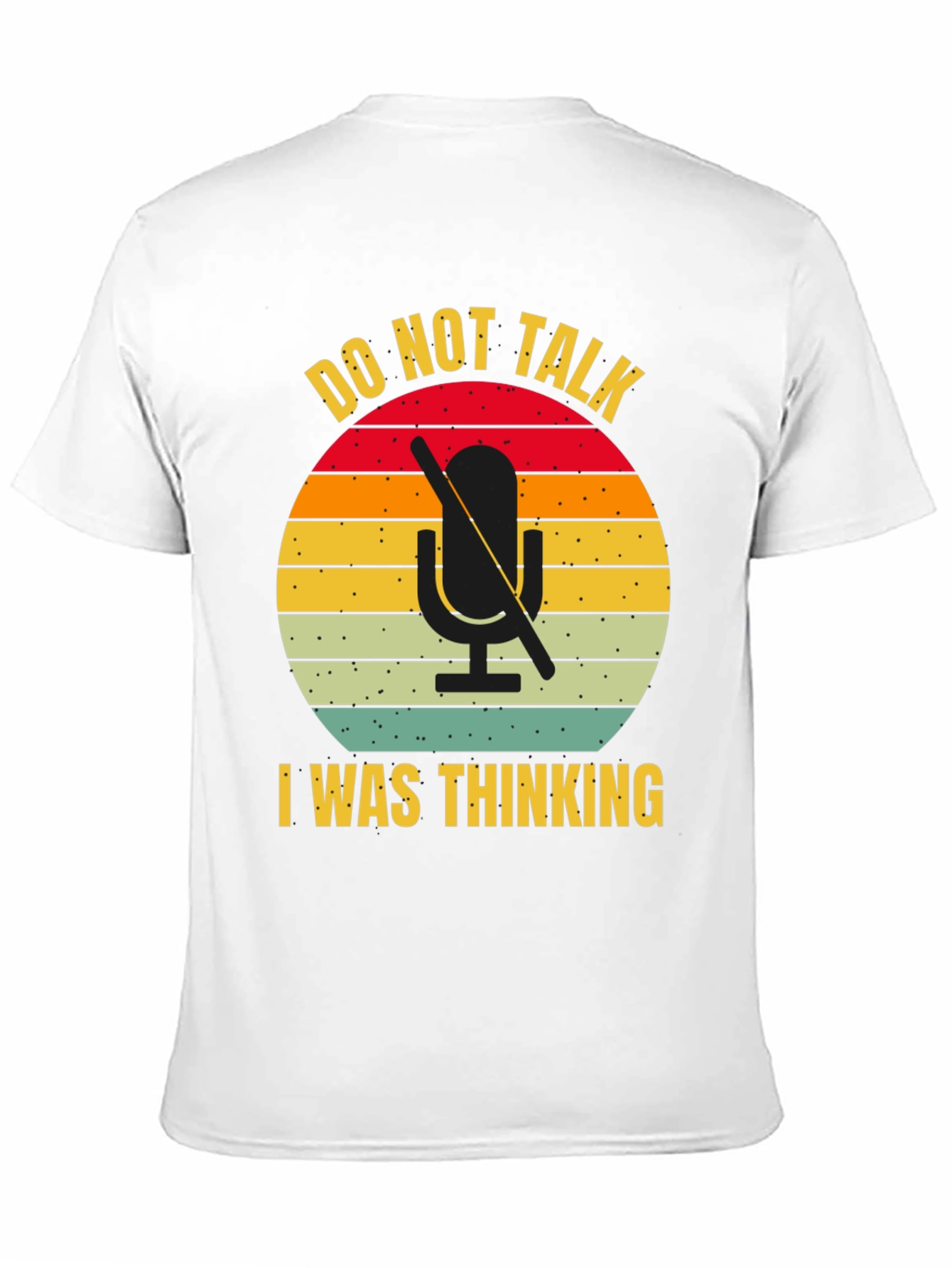 Black Do Not Talk I Was Thinking T-Shirt view 11