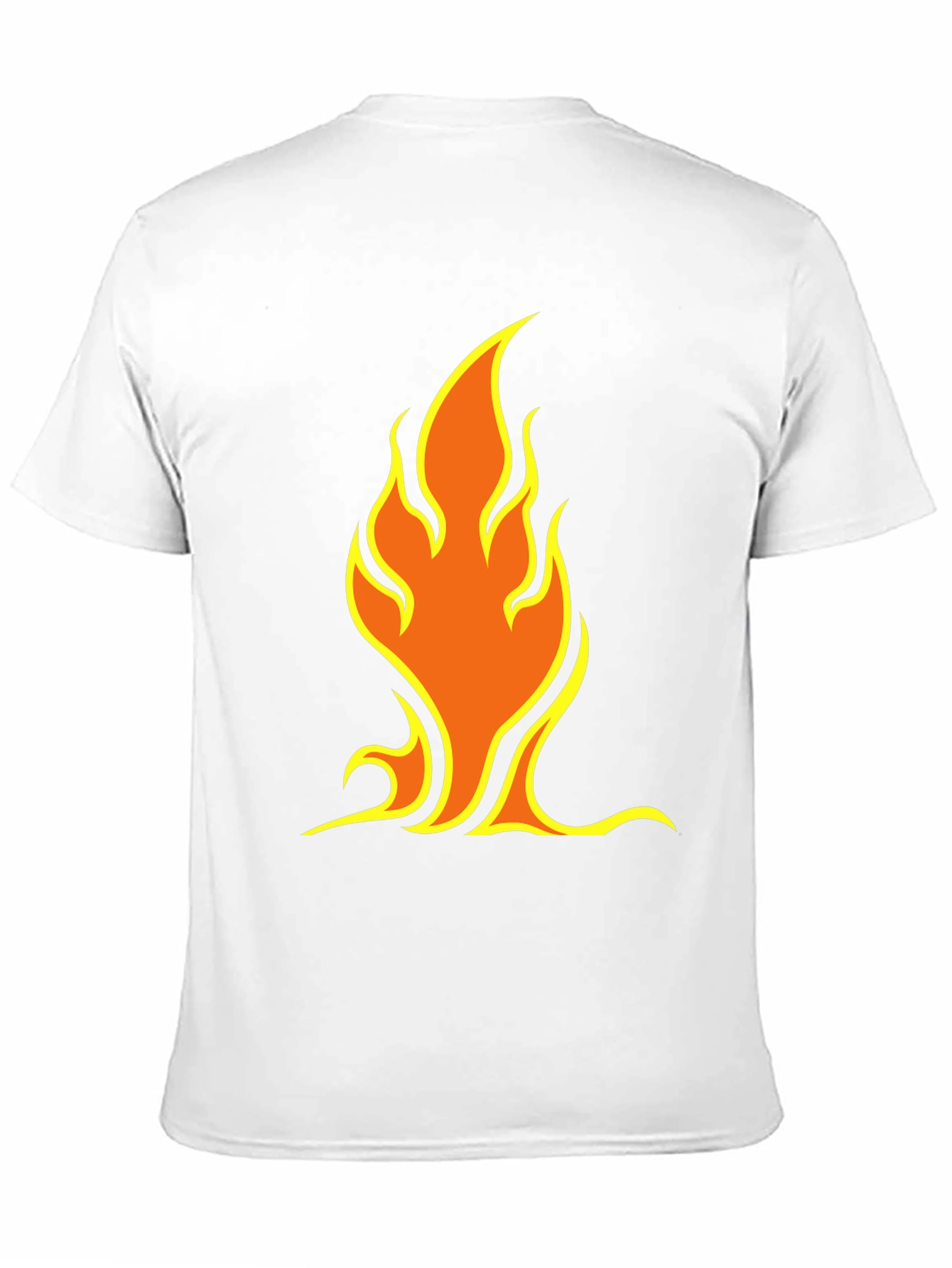 Black Flame Graphic Tee - Black Short Sleeve Shirt view 11