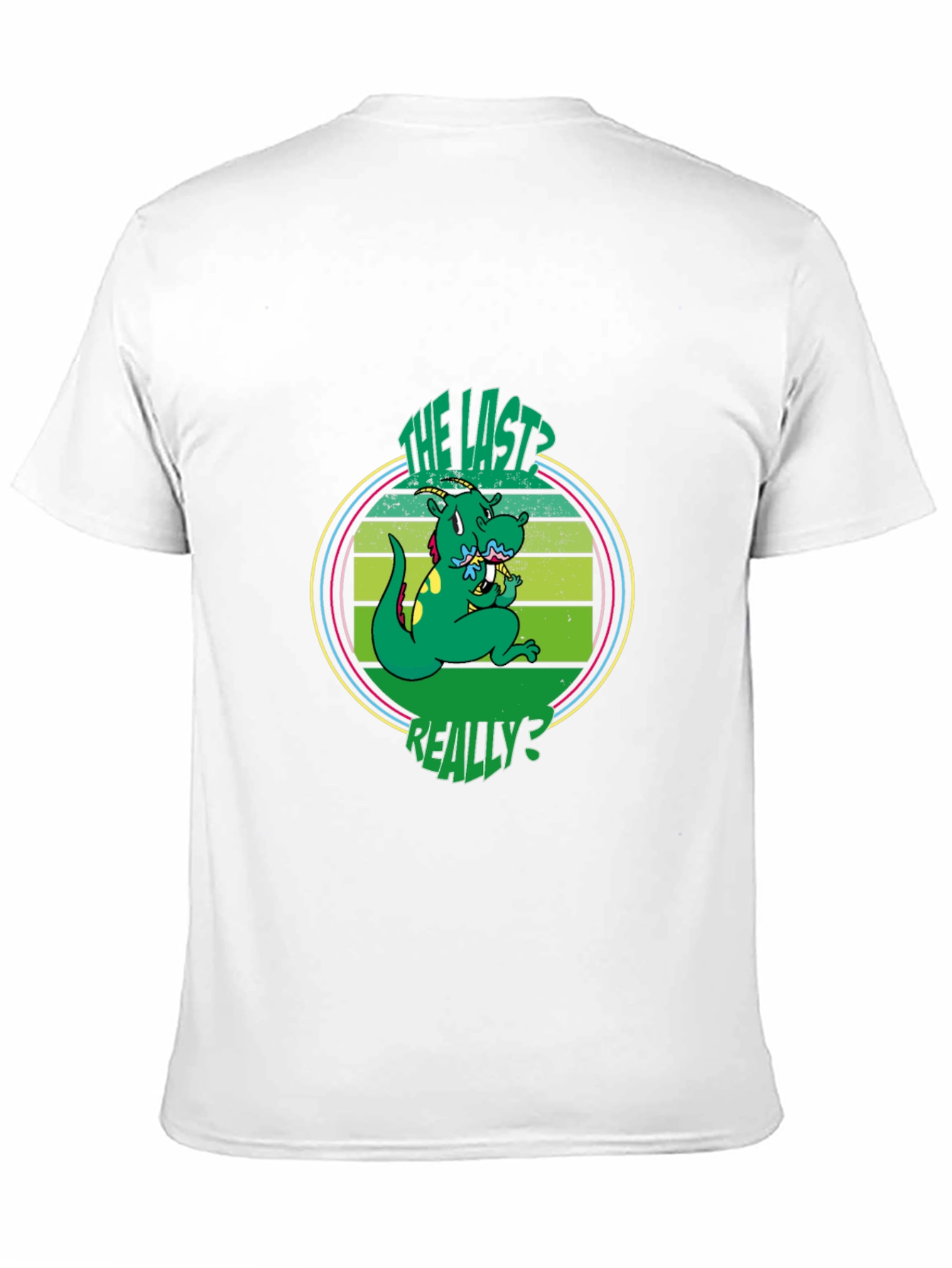 Black The Last Really? Dinosaur Graphic T-Shirt view 11