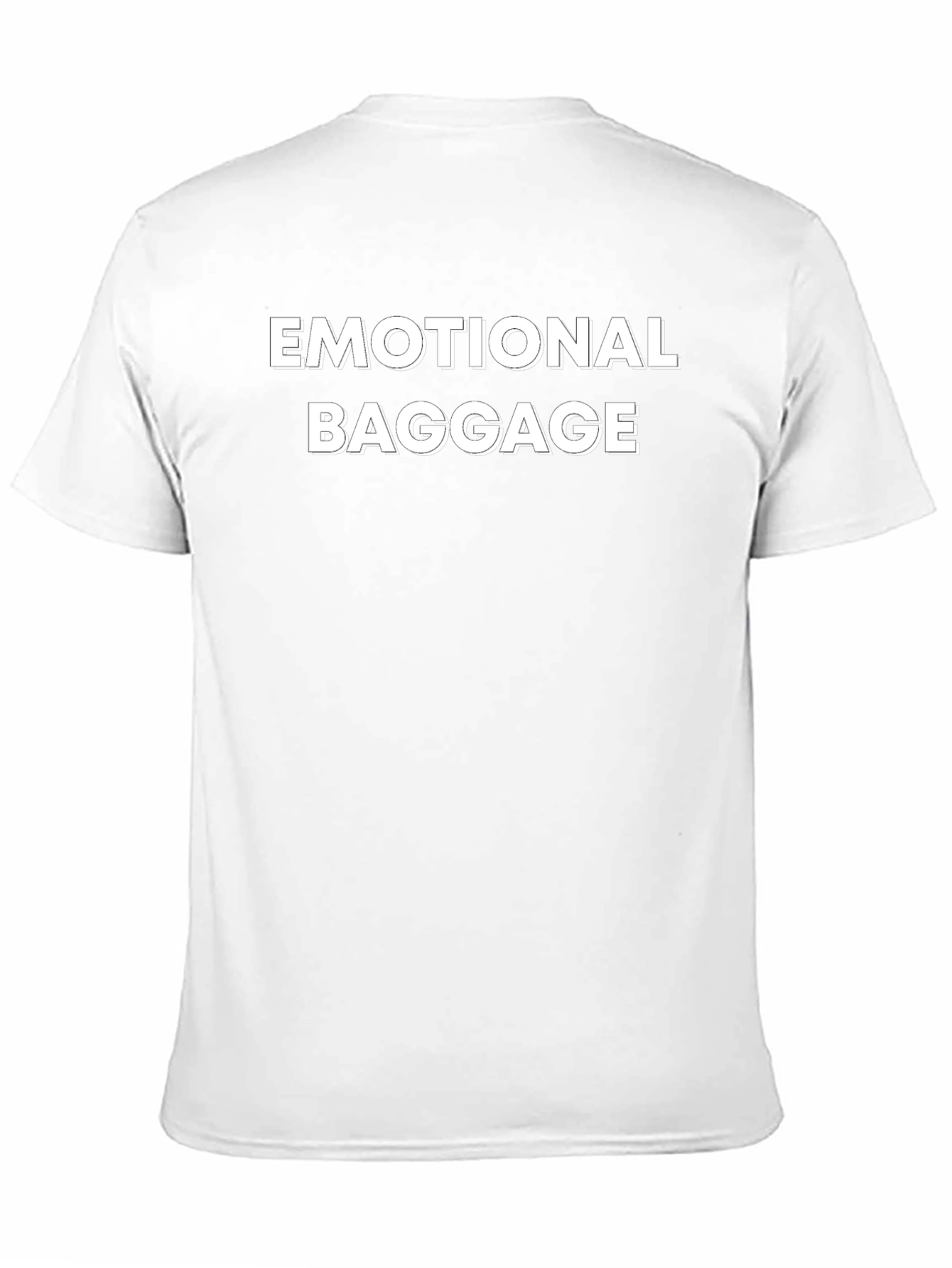 Emotional Baggage Graphic Tee - Black Cotton T-Shirt - 11