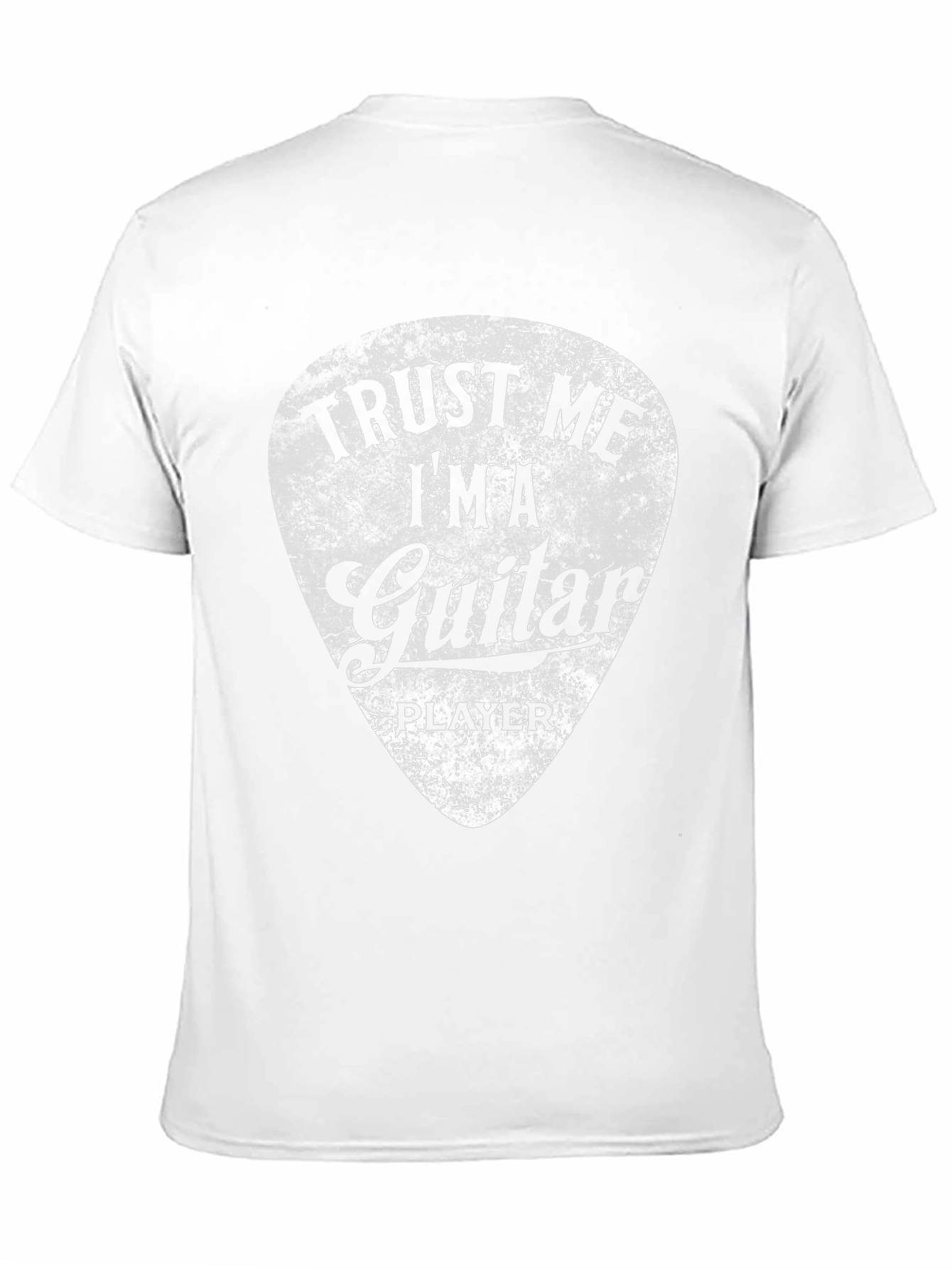 Black Trust Me Guitar Player Black Graphic T-Shirt view 11
