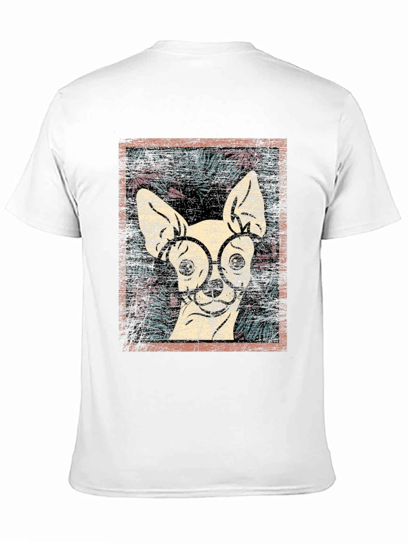 Black Dog with Glasses Graphic Print Tee view 11