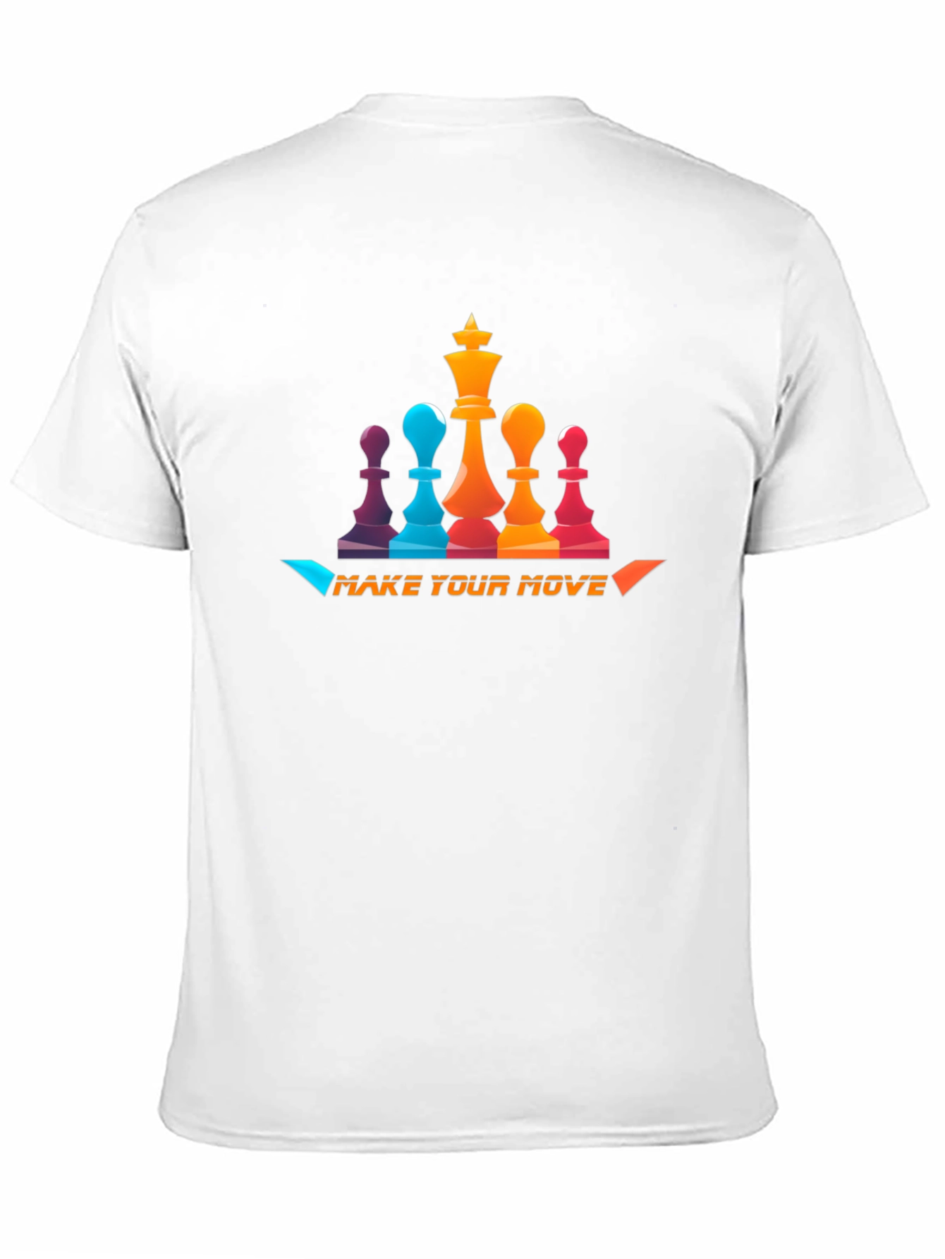 Black Make Your Move Chess Graphic T-Shirt view 11