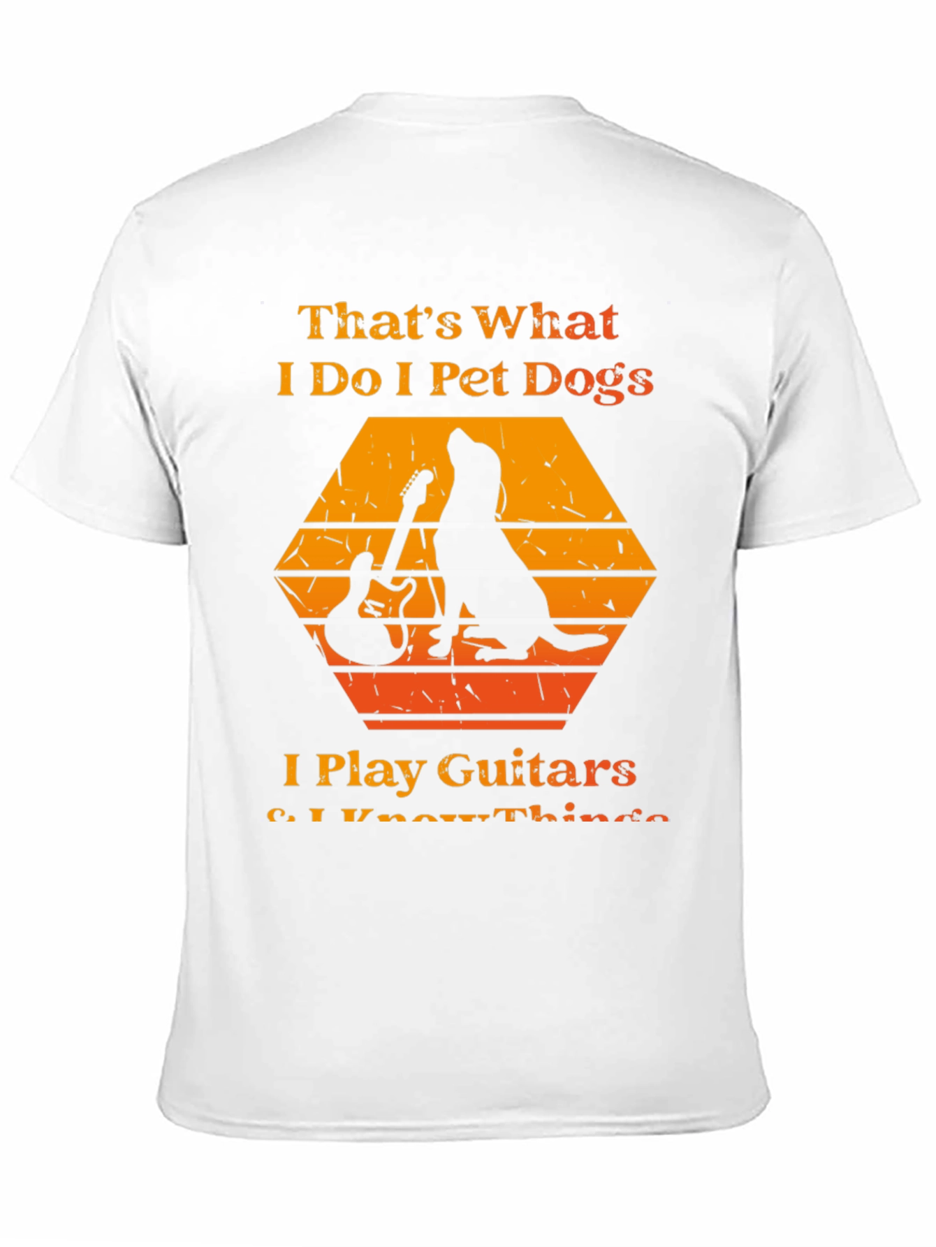 Black Dog & Guitar T-Shirt: That's What I Do view 11
