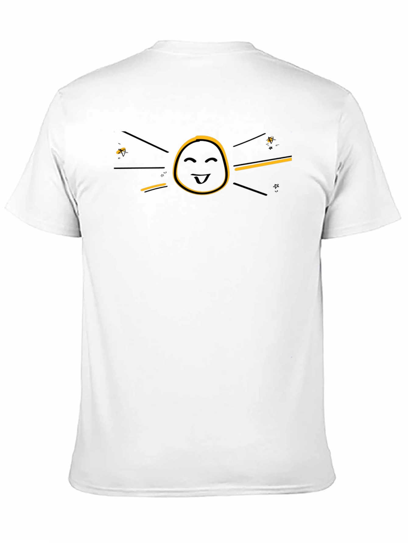 Black Funny Graphic Black T-Shirt - Smiley Face Sun Design view 11