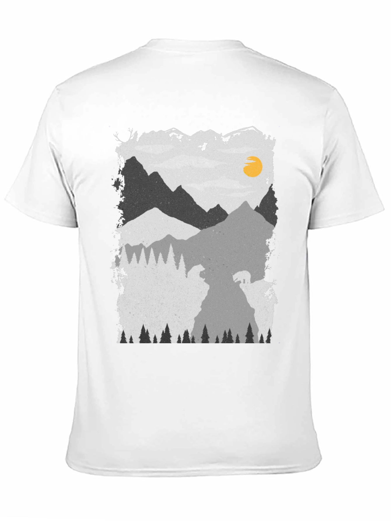 Black Mountain Bear Graphic Tee - Unisex Soft Cotton view 11