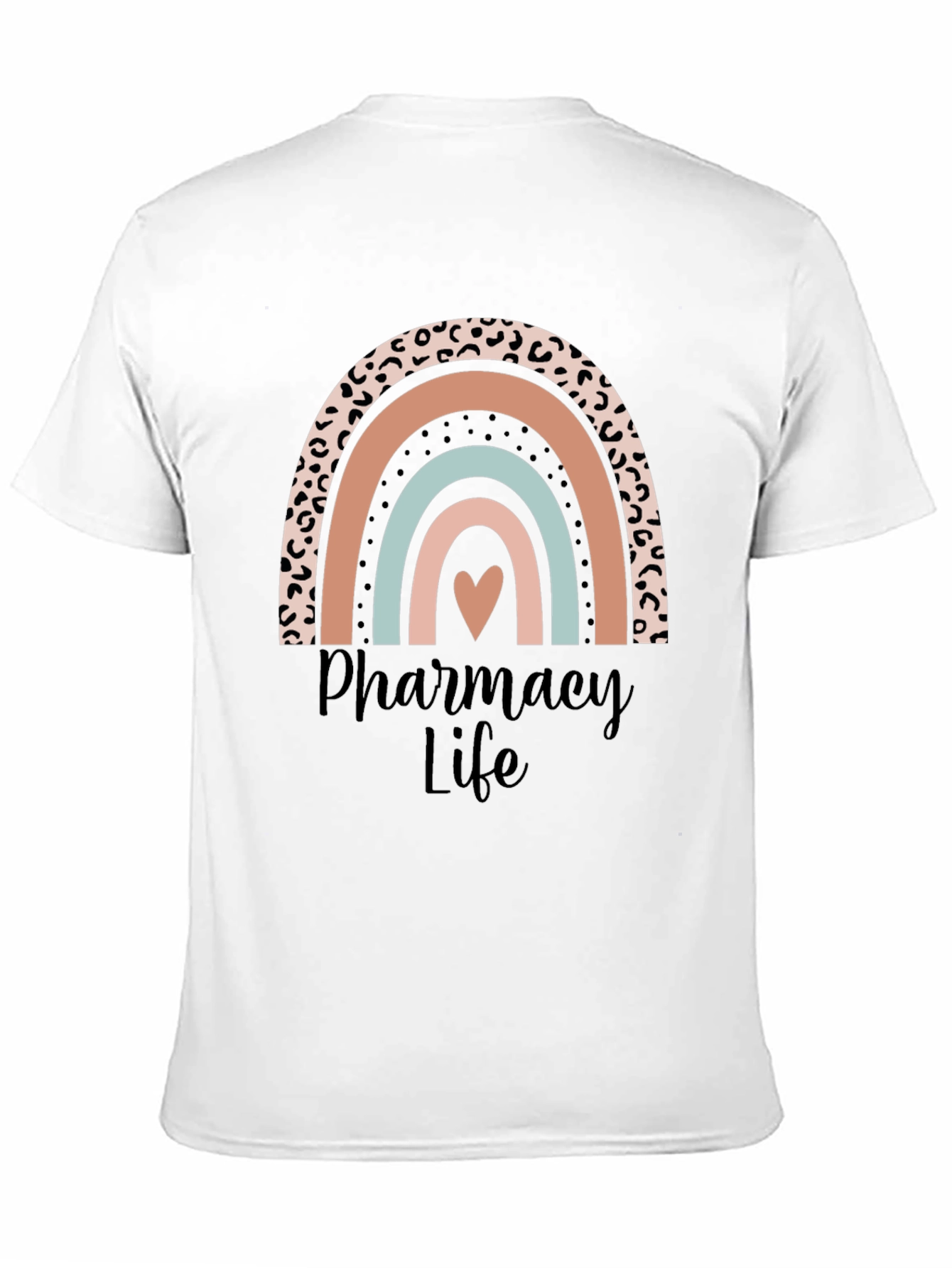 Black Pharmacy Life Rainbow Graphic Tee view 11