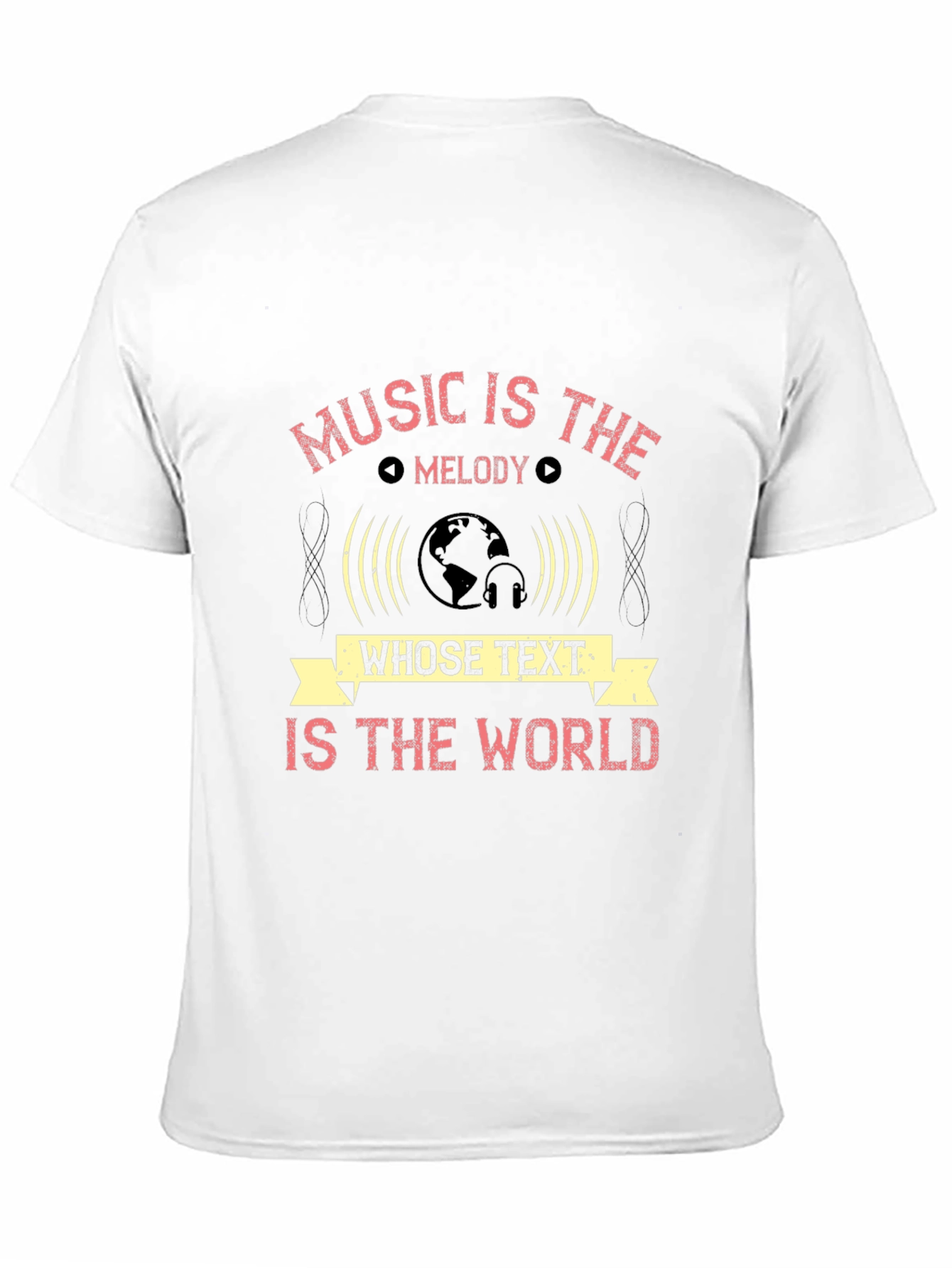 Black Music is the Melody T-Shirt view 11
