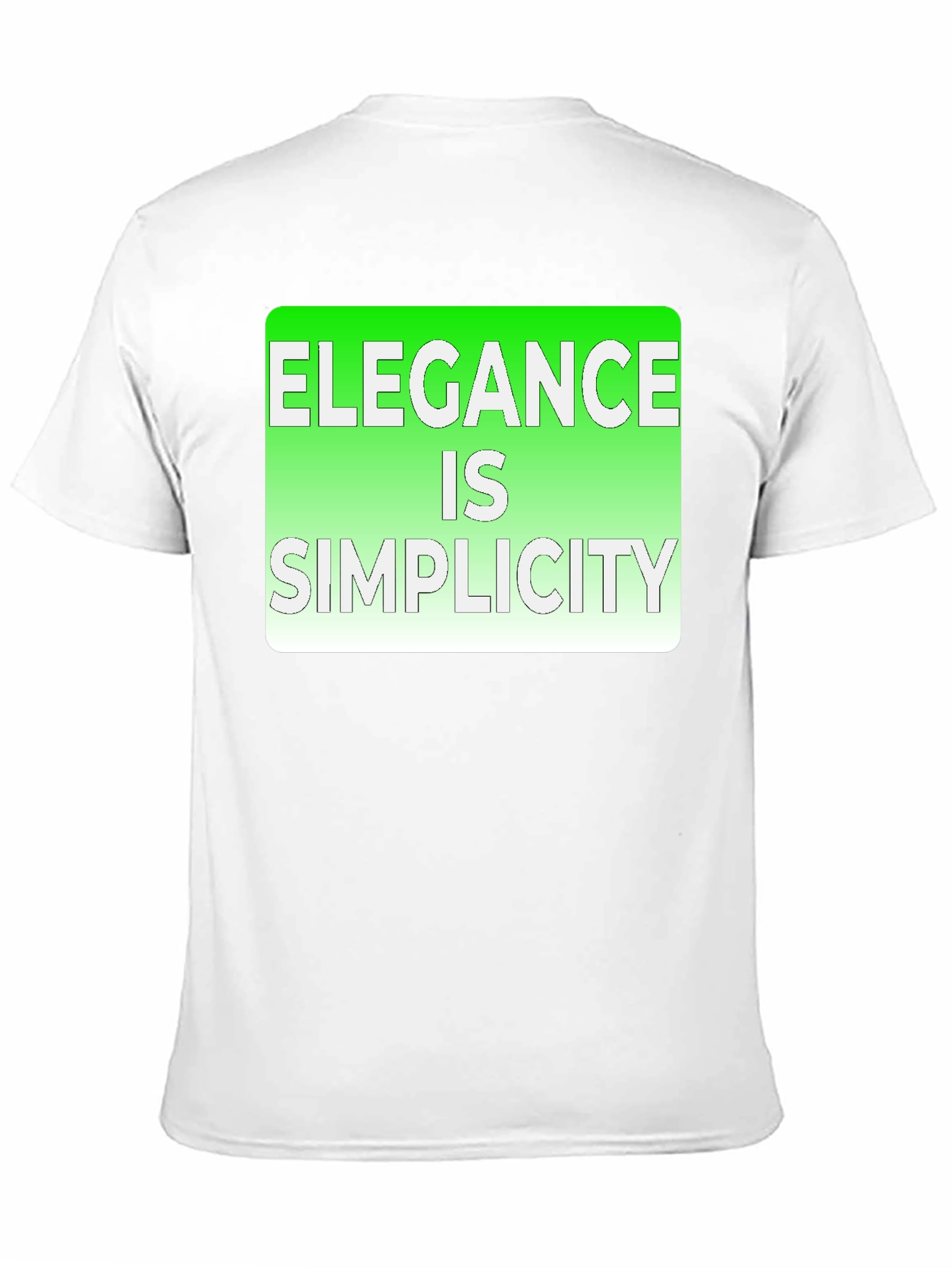 Elegance is Simplicity Graphic Tee - 11
