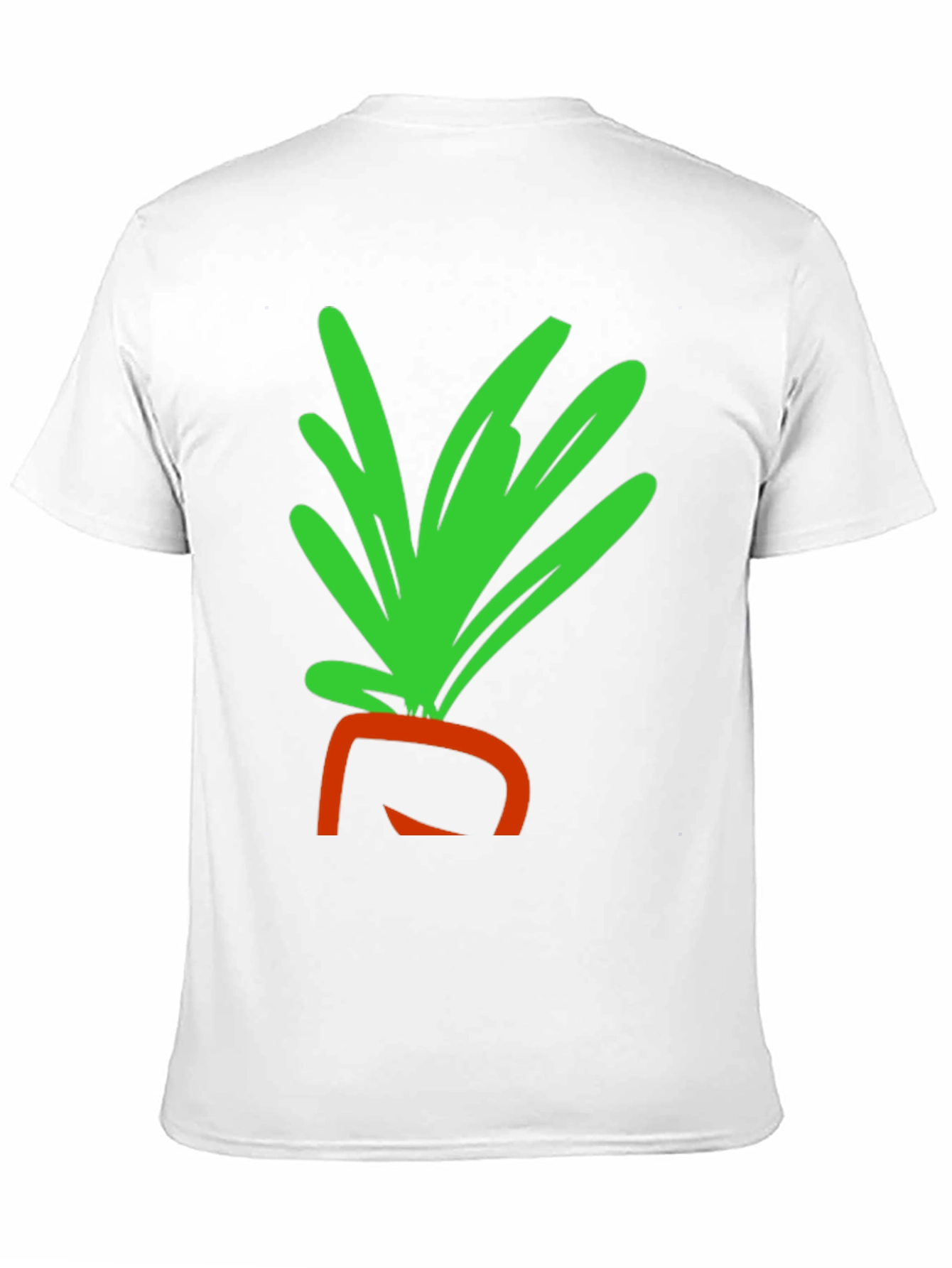 Black Whimsical Carrot Graphic Tee - Black Cotton T-Shirt view 11